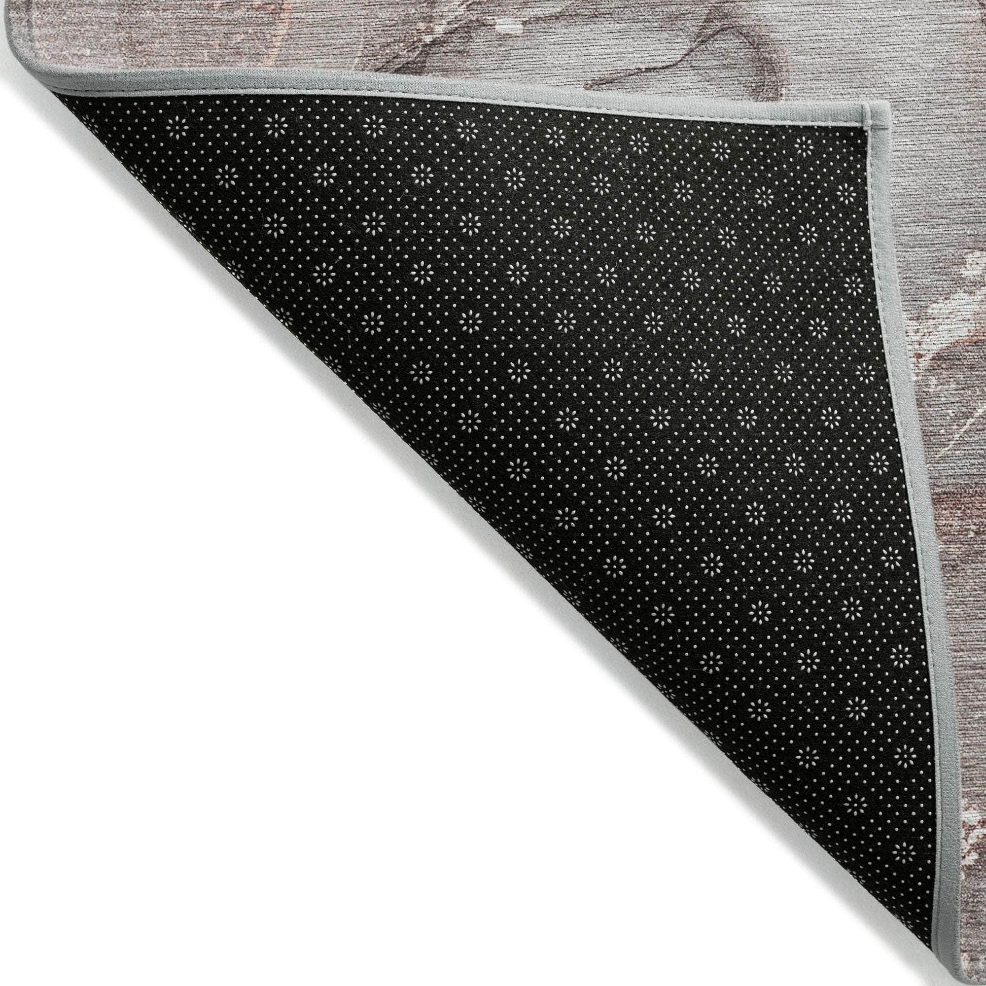 Machine Made ACN519 Gray Rugs