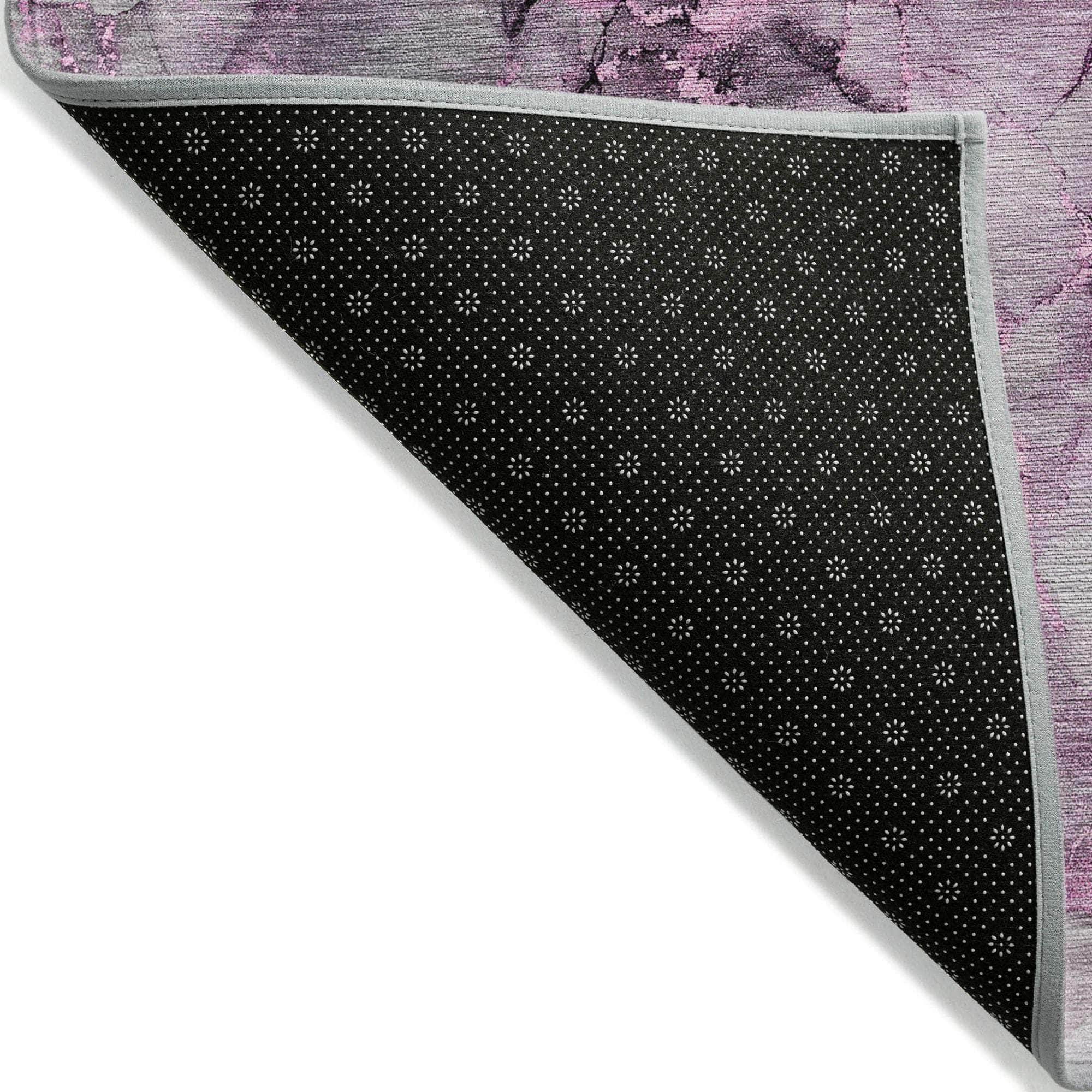 Machine Made ACN520 Pink Rugs