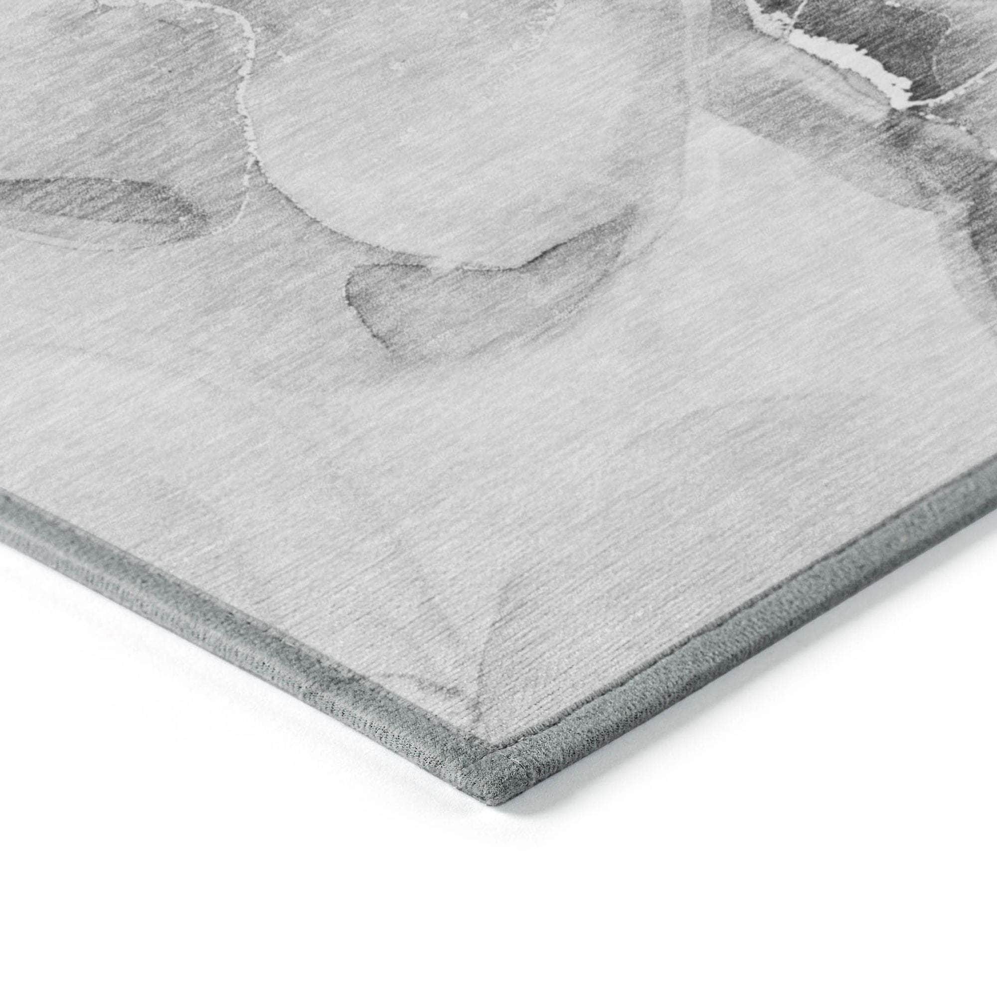 Machine Made ACN521 Gray Rugs