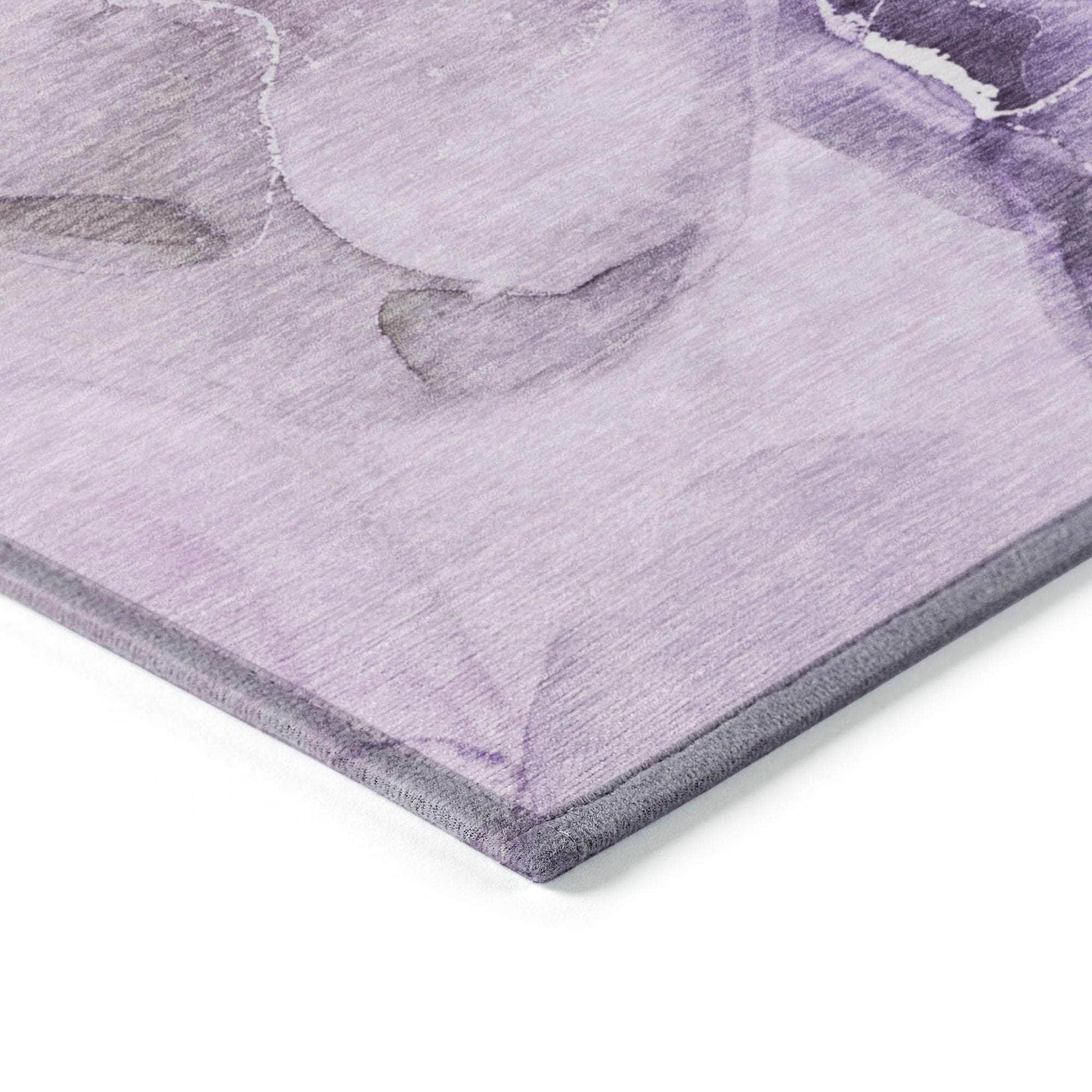 Machine Made ACN521 Purple Rugs