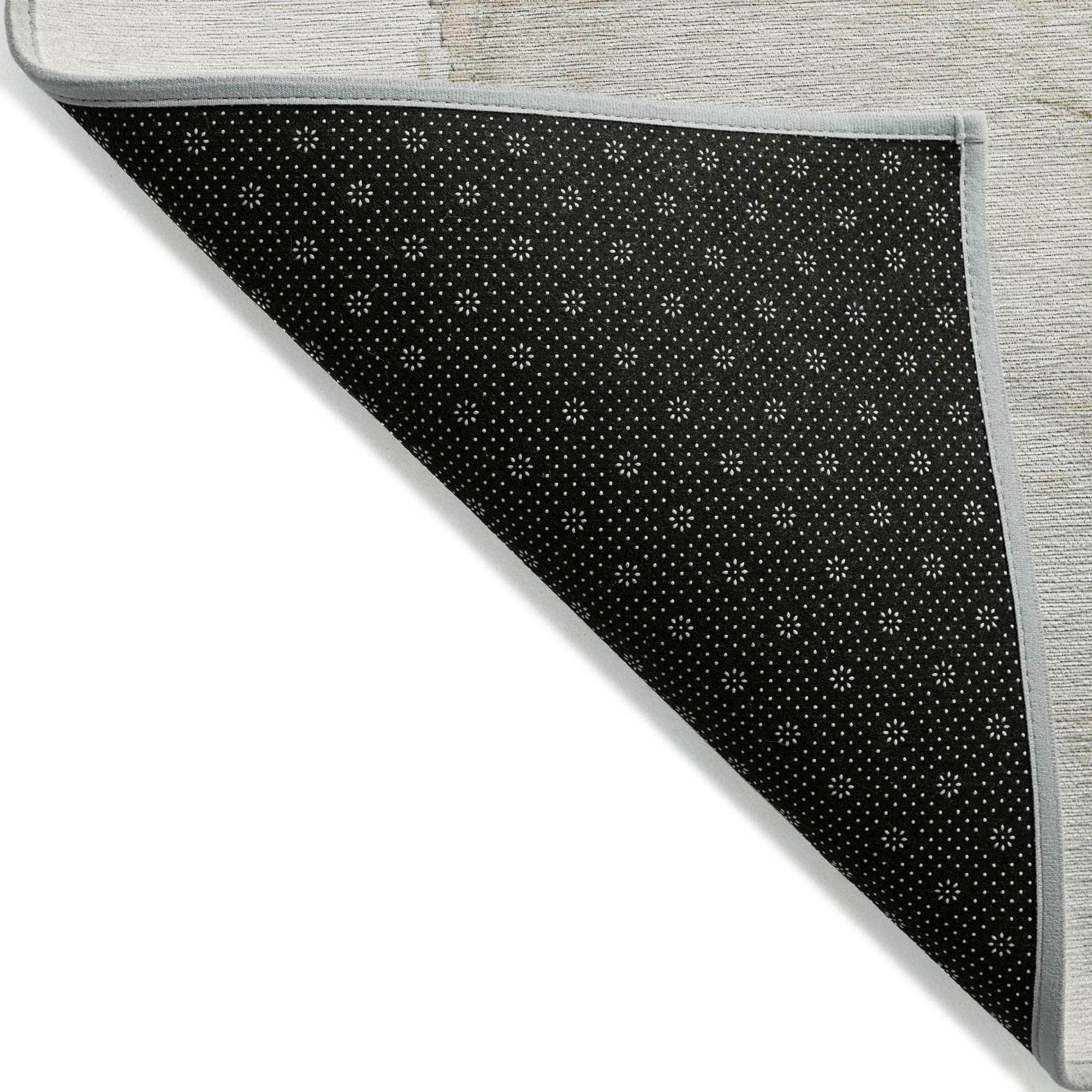 Machine Made ACN523 Beige Brown Rugs