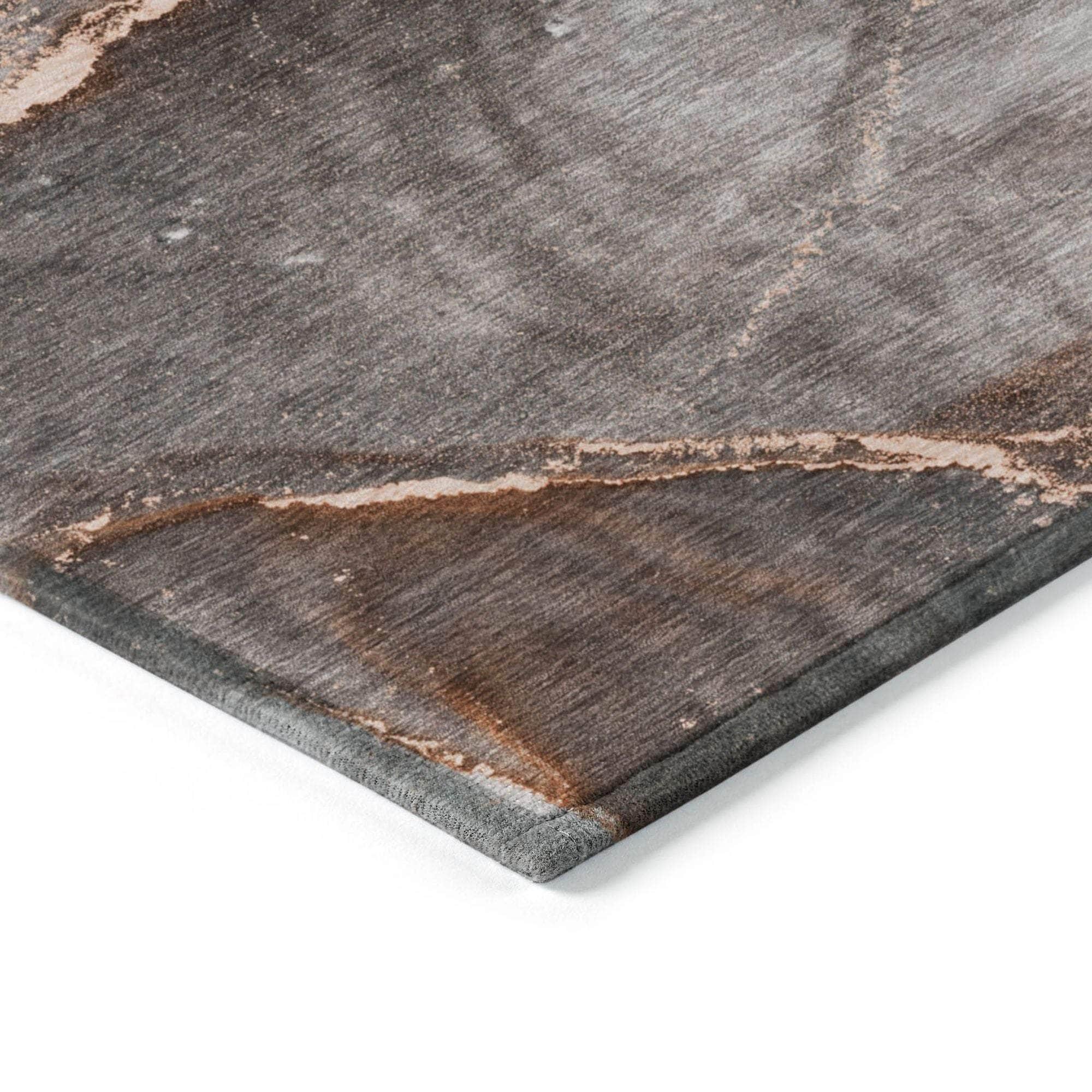 Machine Made ACN525 Peach Orange Rugs