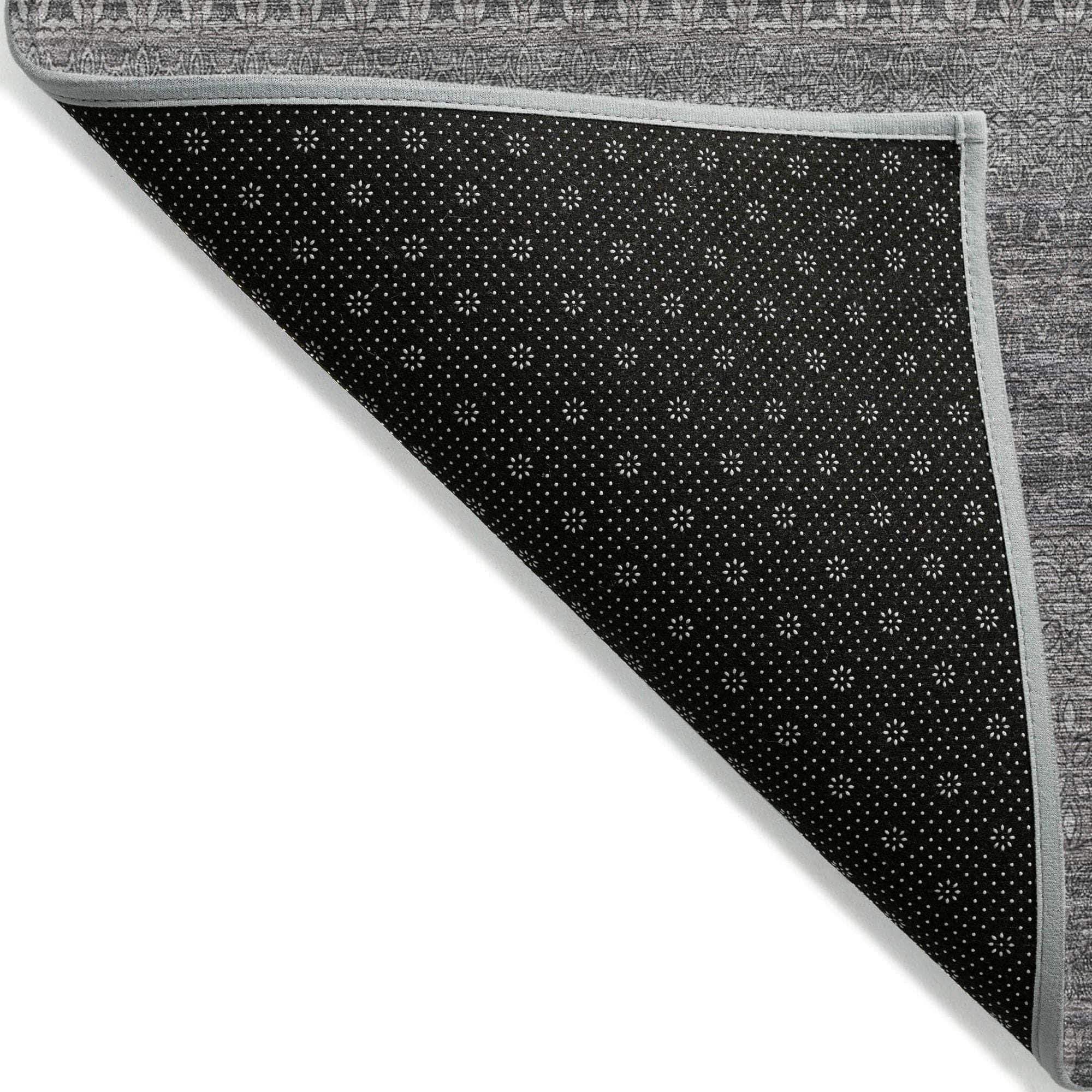 Machine Made ACN527 Gray Rugs