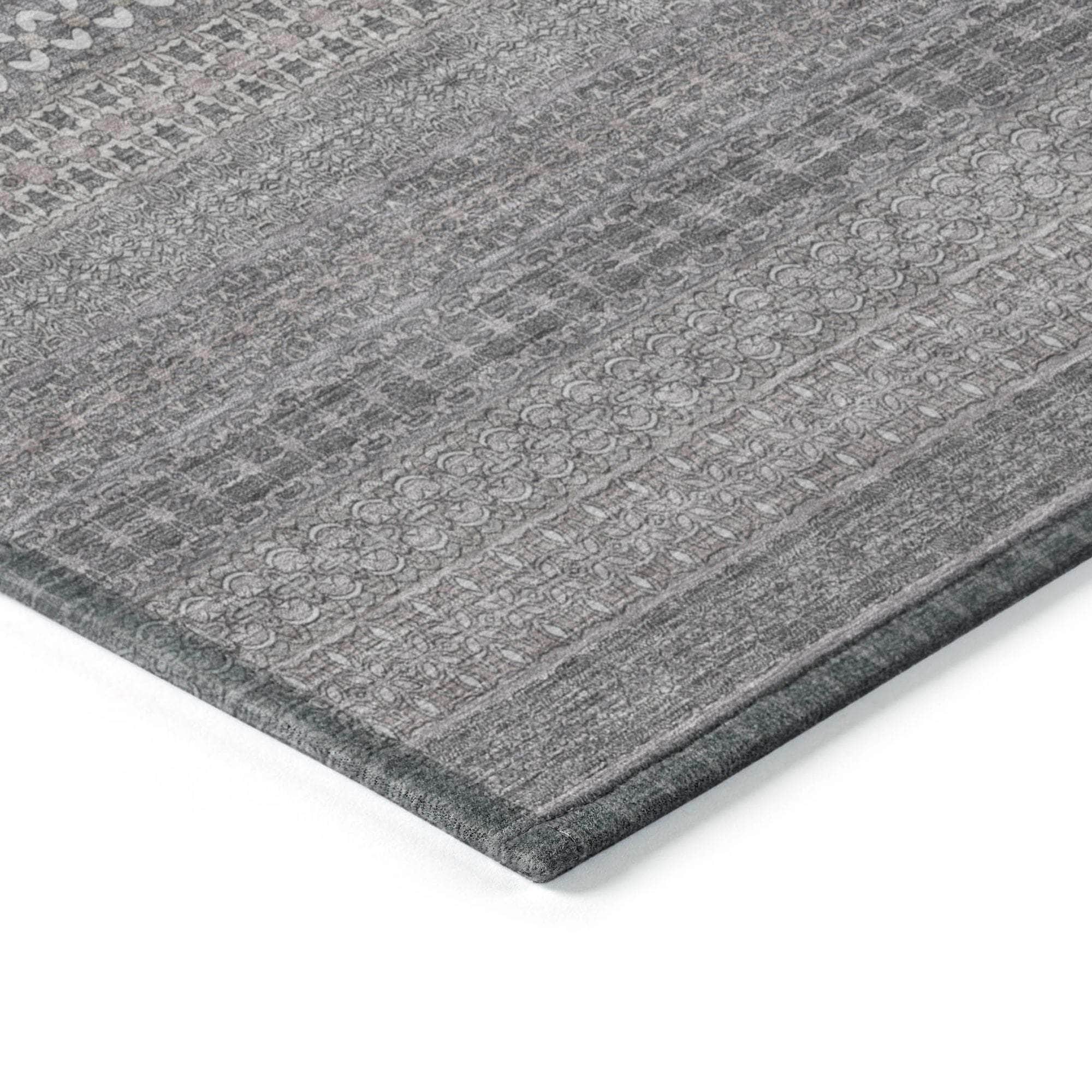 Machine Made ACN527 Gray Rugs