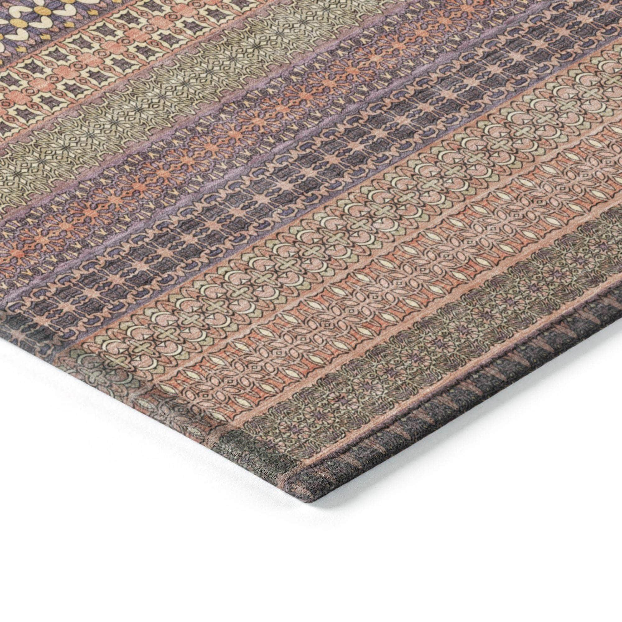Machine Made ACN527 Paprika Orange Rugs