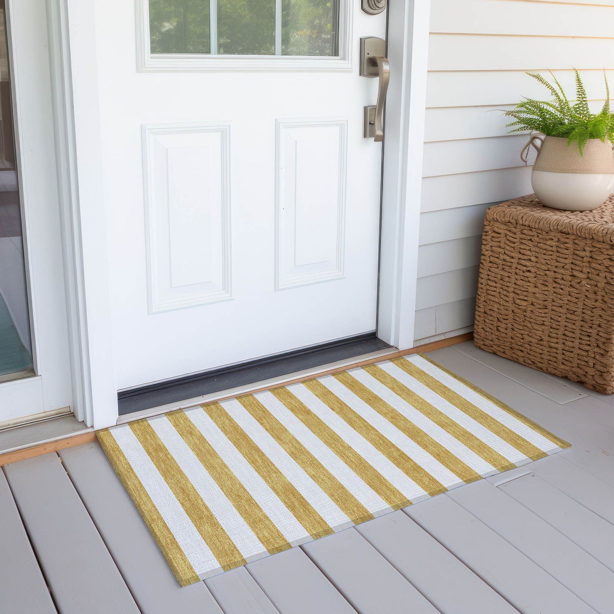 Machine Made ACN528 Gold Rugs