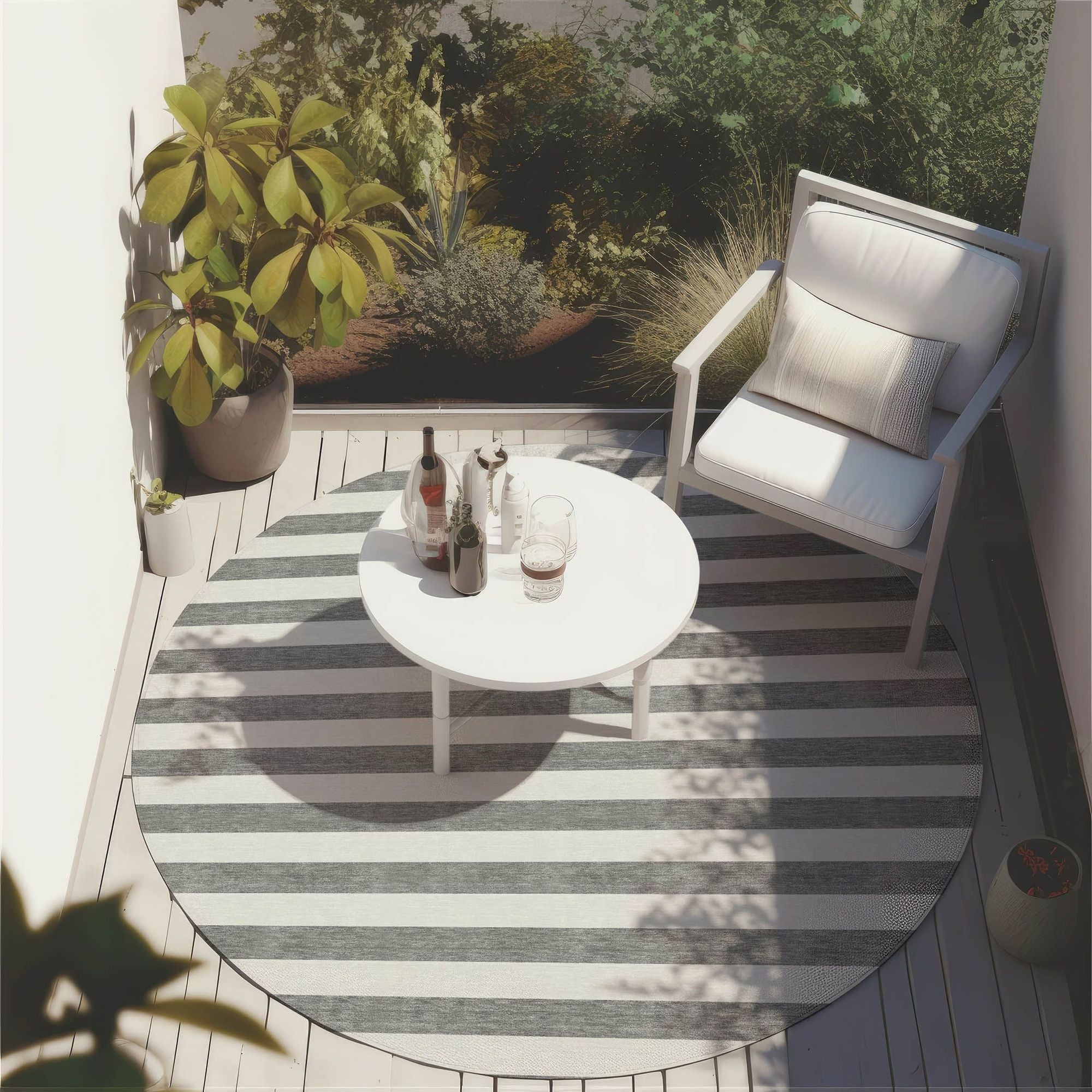 Machine Made ACN528 Gray Rugs
