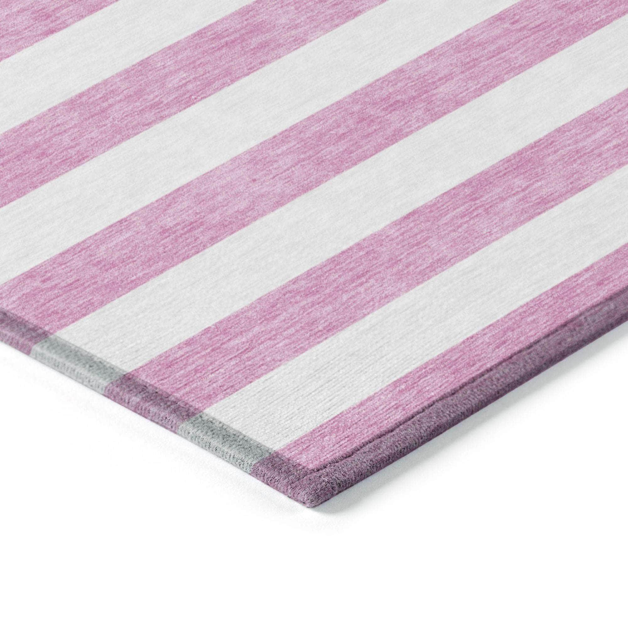Machine Made ACN528 Pink Rugs