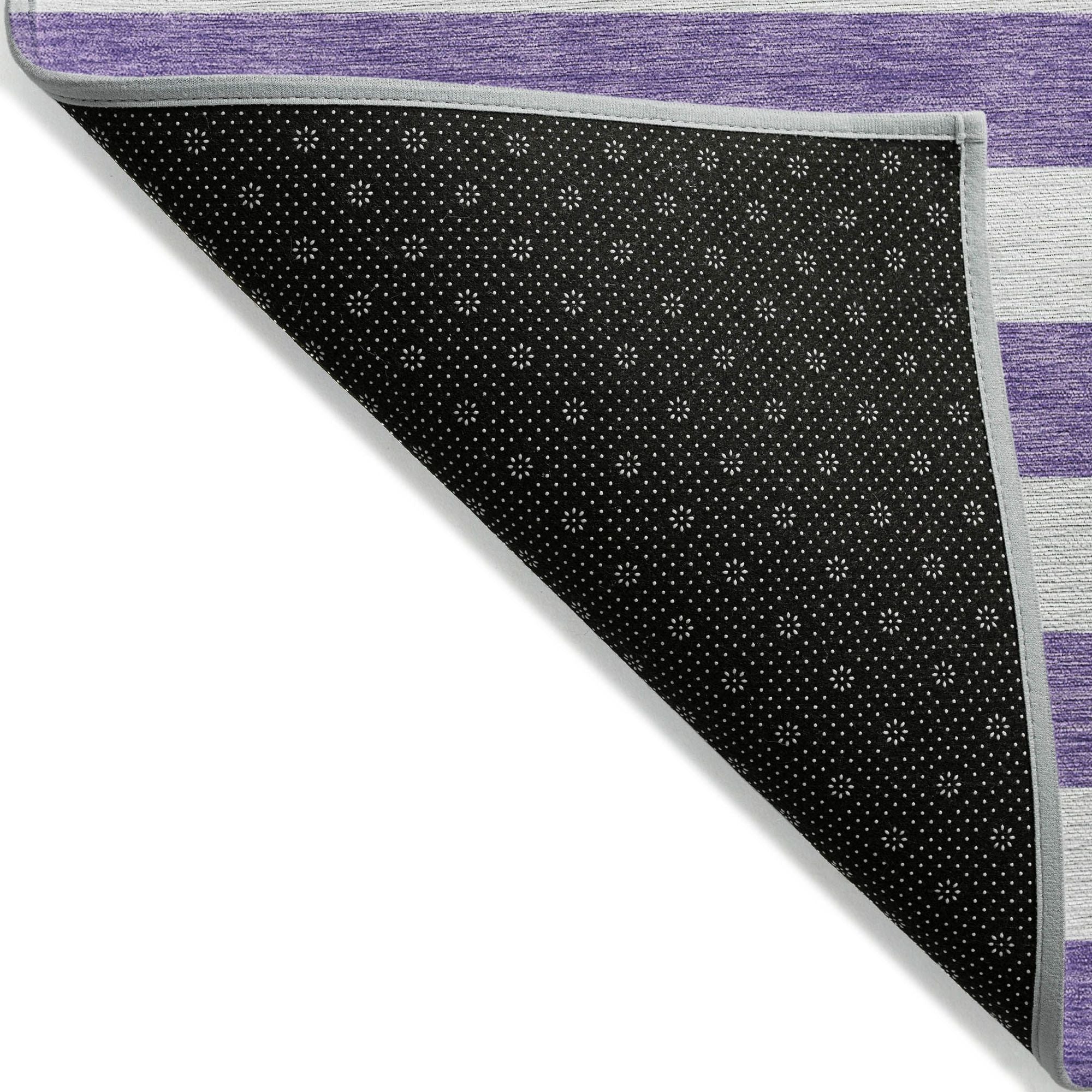 Machine Made ACN528 Purple Rugs