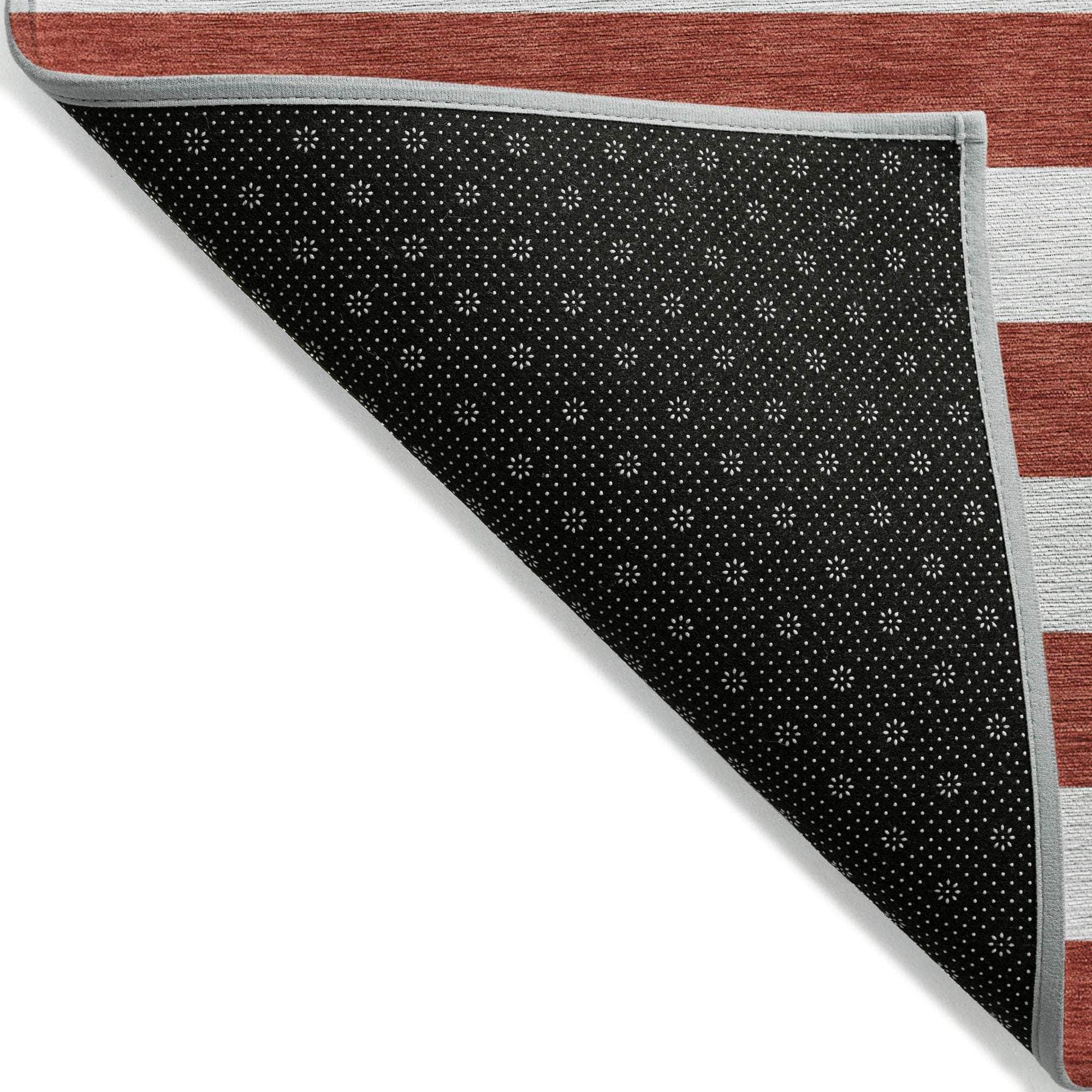 Machine Made ACN528 Red Rugs