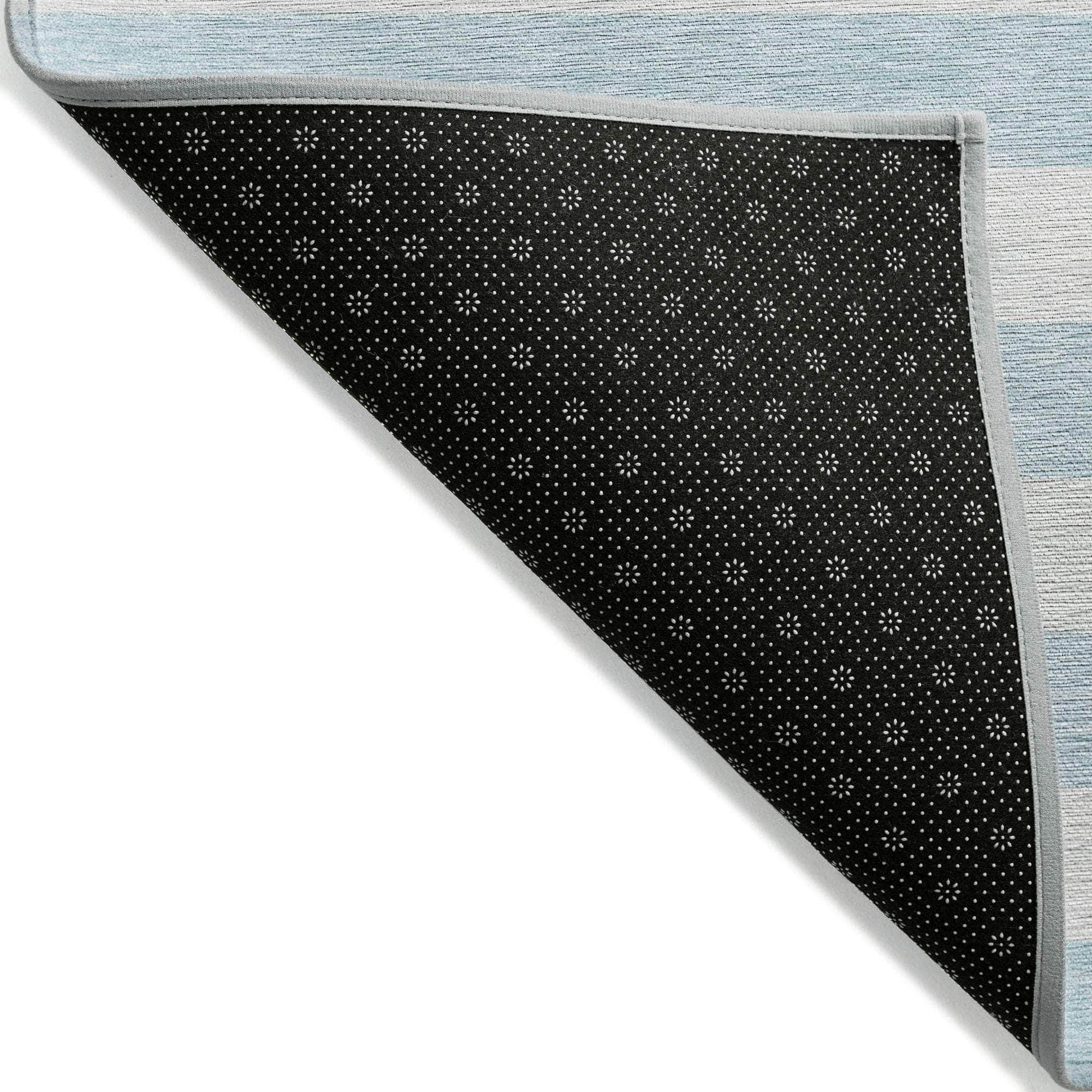 Machine Made ACN528 Sky Blue Rugs