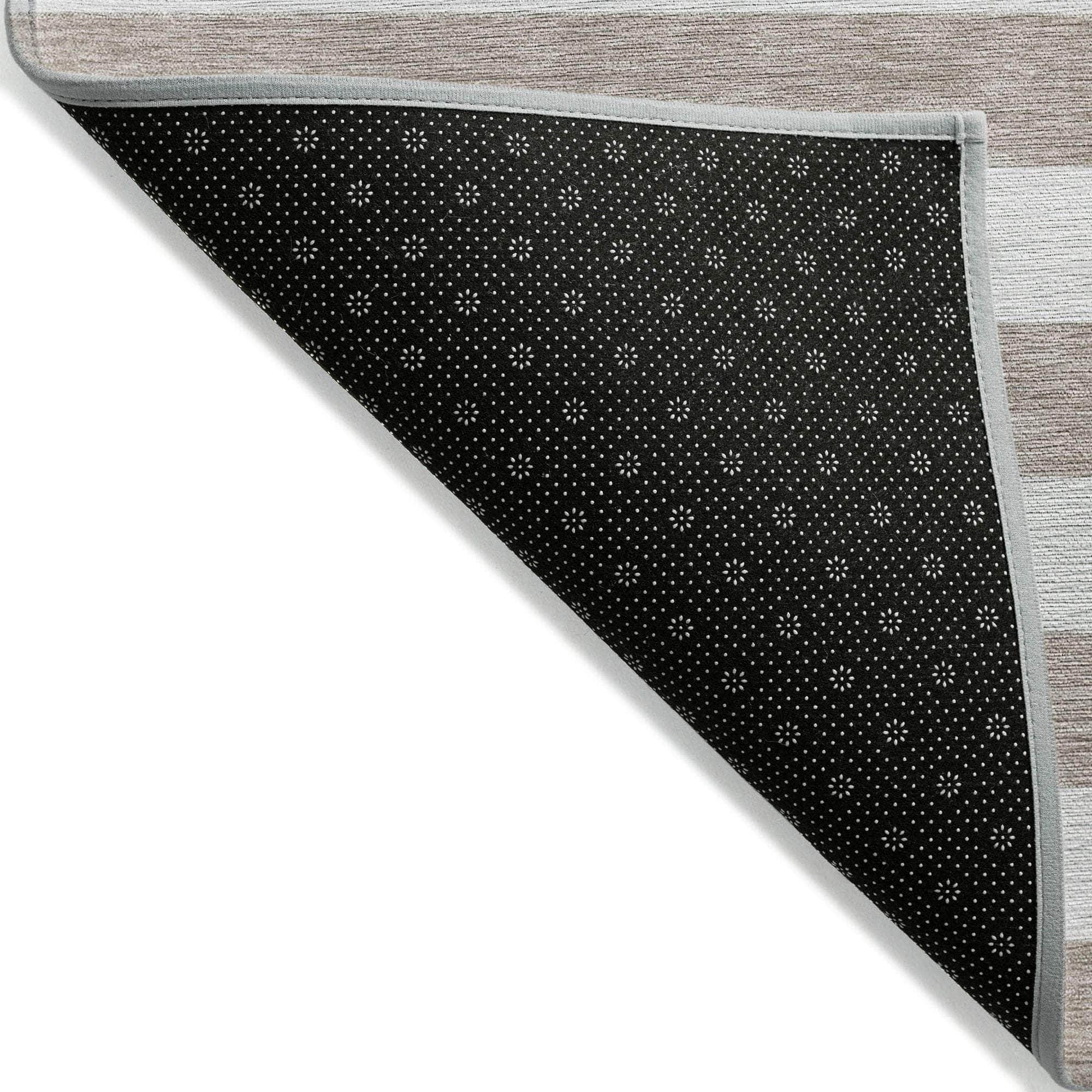 Machine Made ACN528 Taupe Brown Rugs