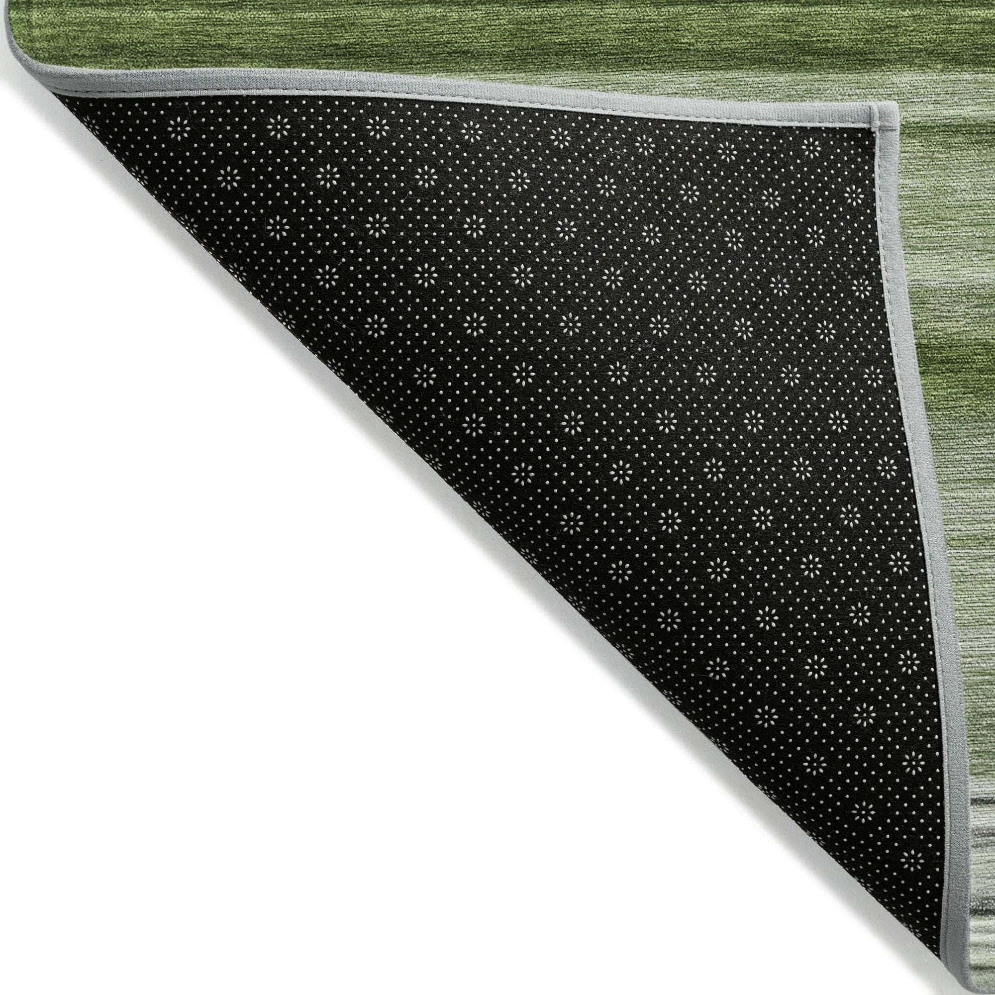 Machine Made ACN529 Aloe Green Rugs