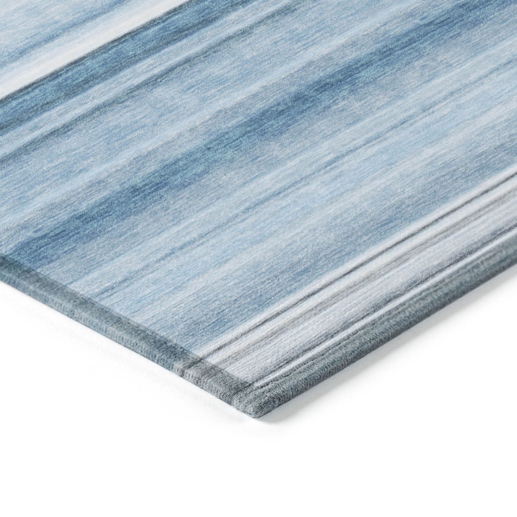 Machine Made ACN529 Blue Rugs