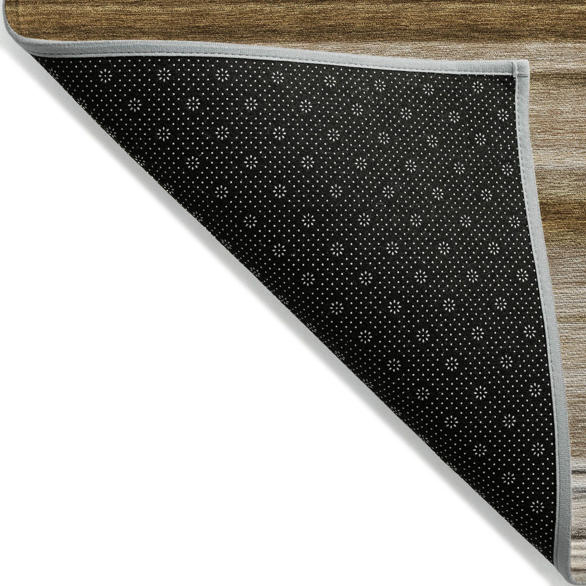 Machine Made ACN529 Chocolate Brown Rugs
