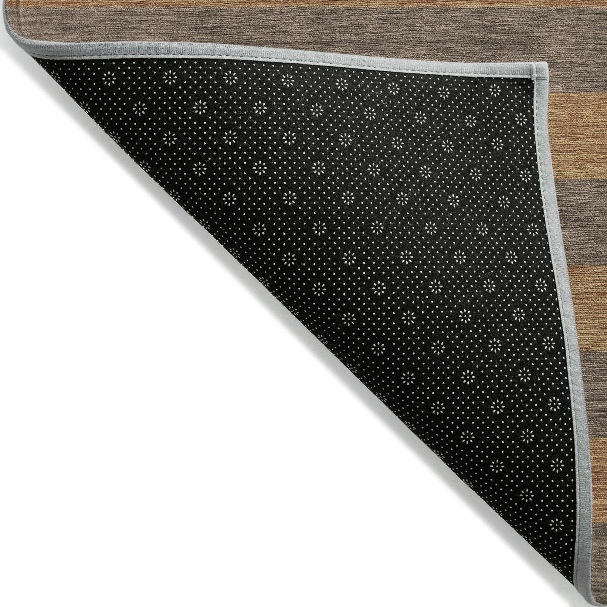 Machine Made ACN530 Fudge Brown Rugs