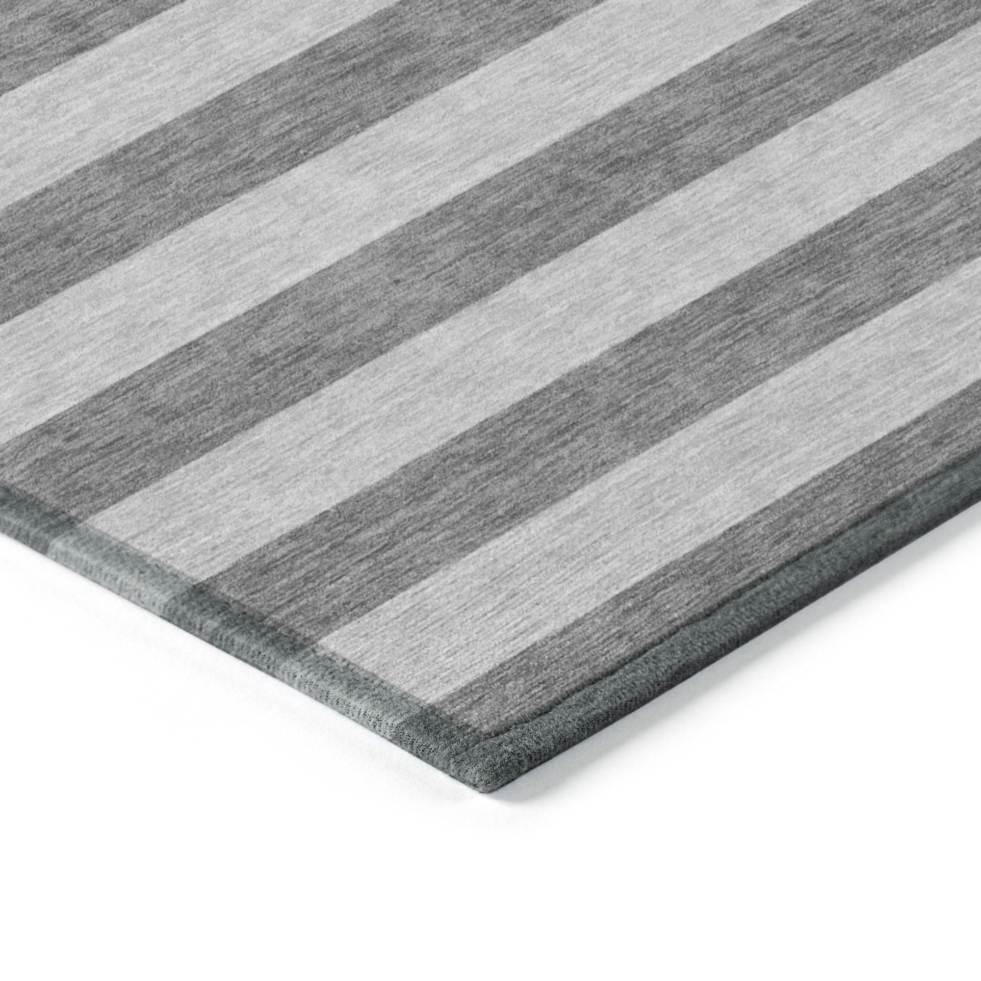 Machine Made ACN530 Granite Gray Rugs