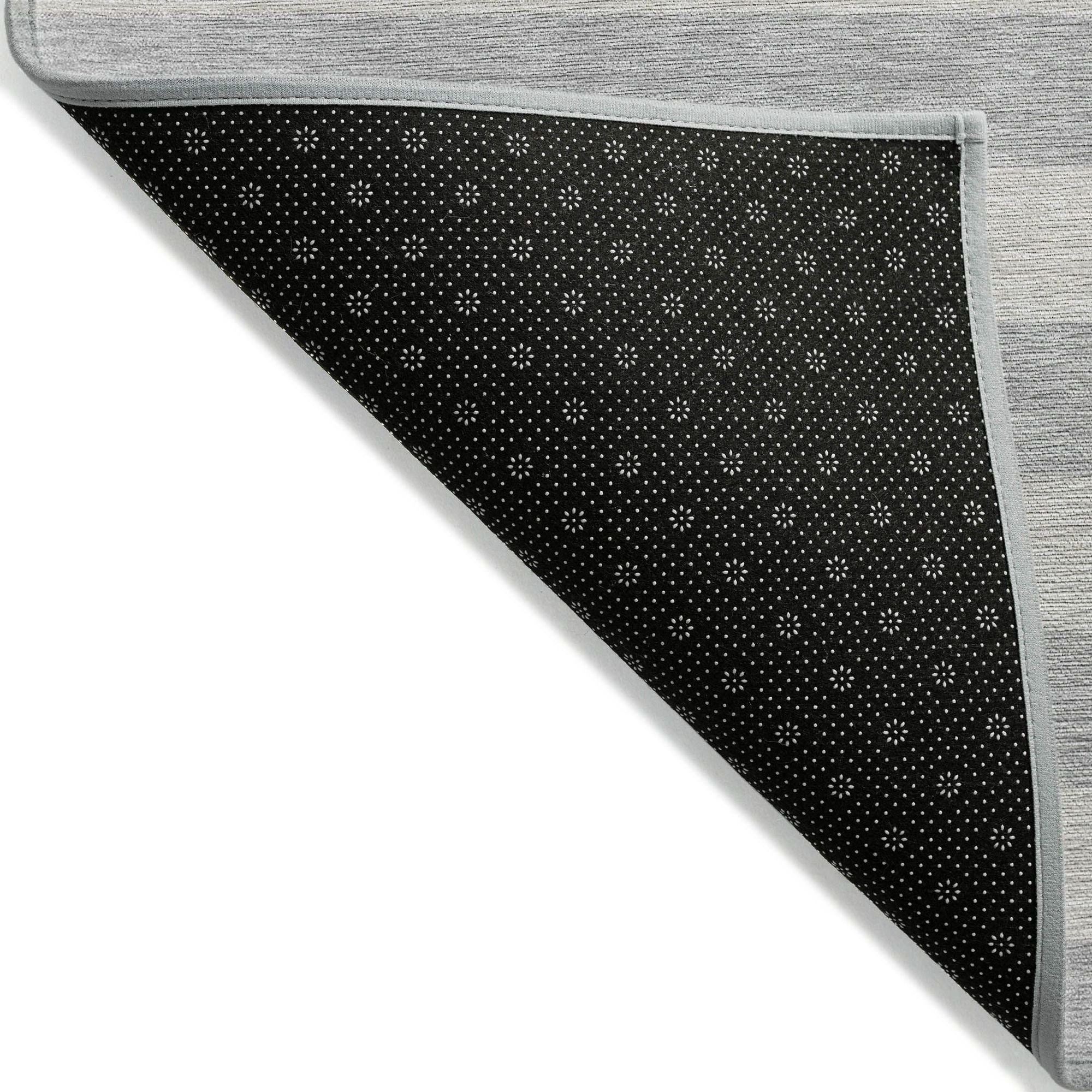 Machine Made ACN530 Pewter Gray Rugs