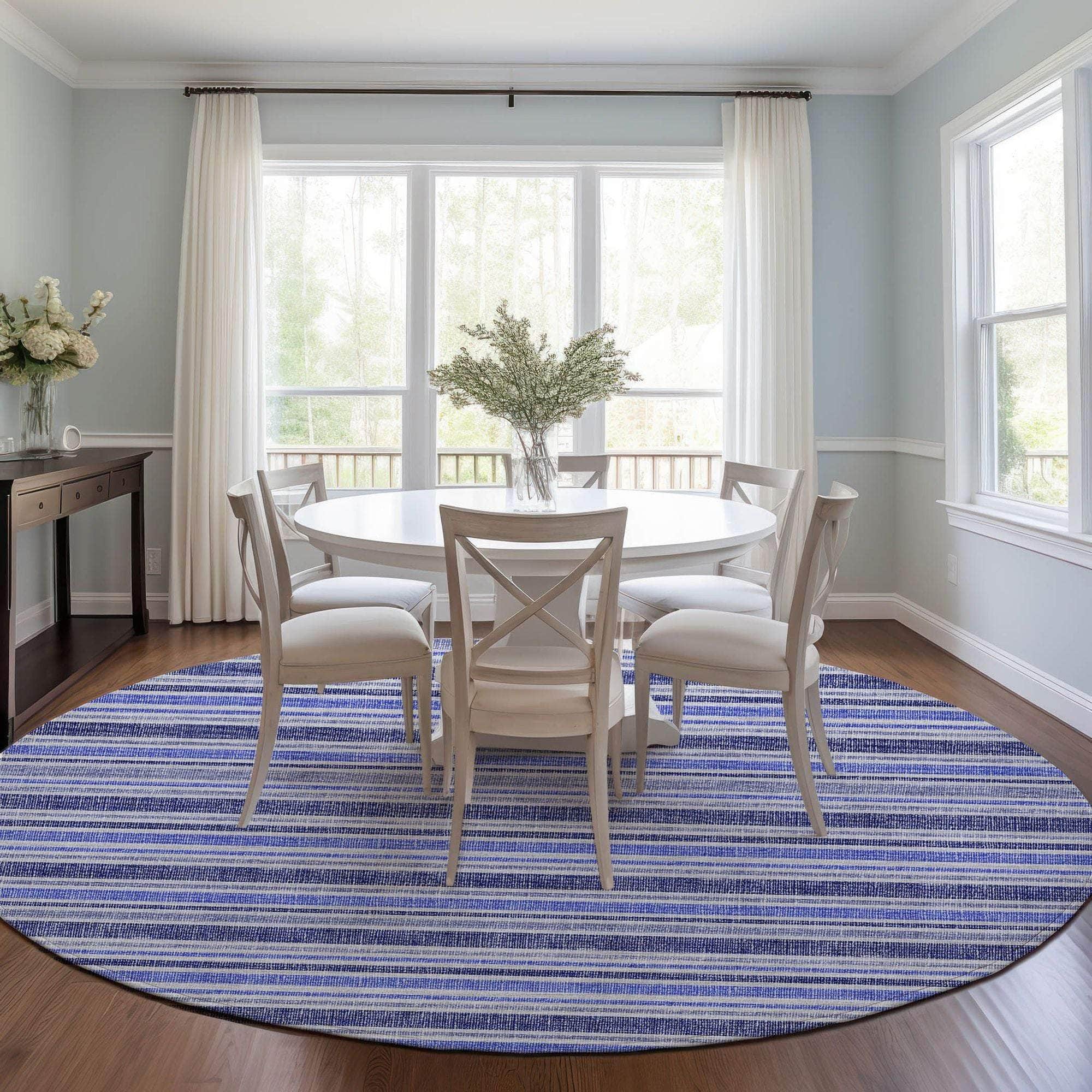 Machine Made ACN531 Blue Rugs