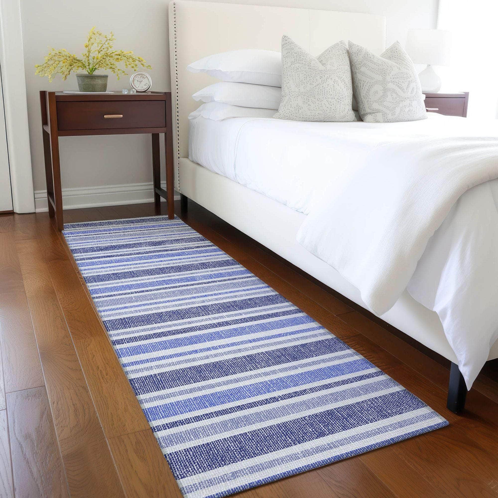 Machine Made ACN531 Blue Rugs