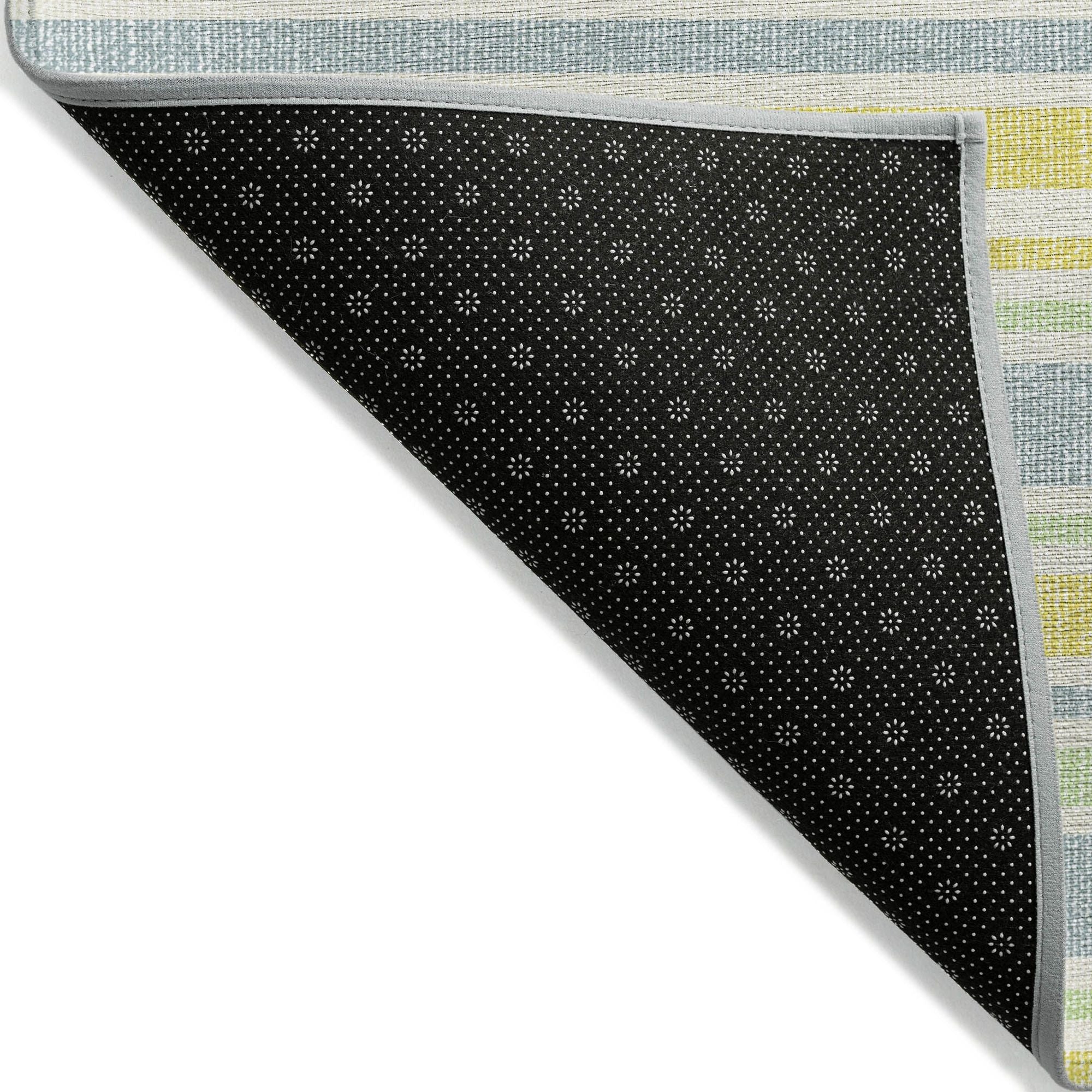 Machine Made ACN531 Denim Blue Rugs