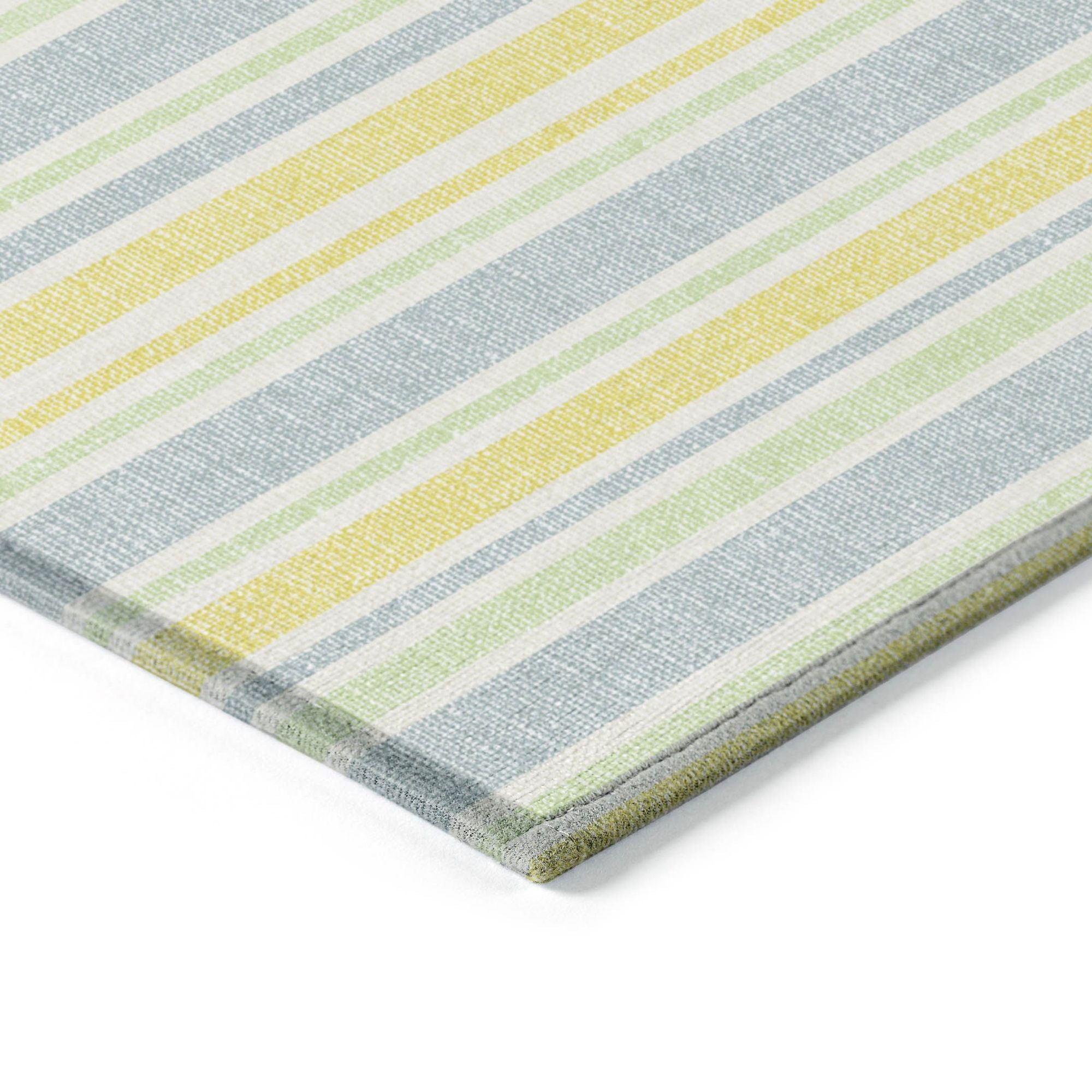 Machine Made ACN531 Denim Blue Rugs
