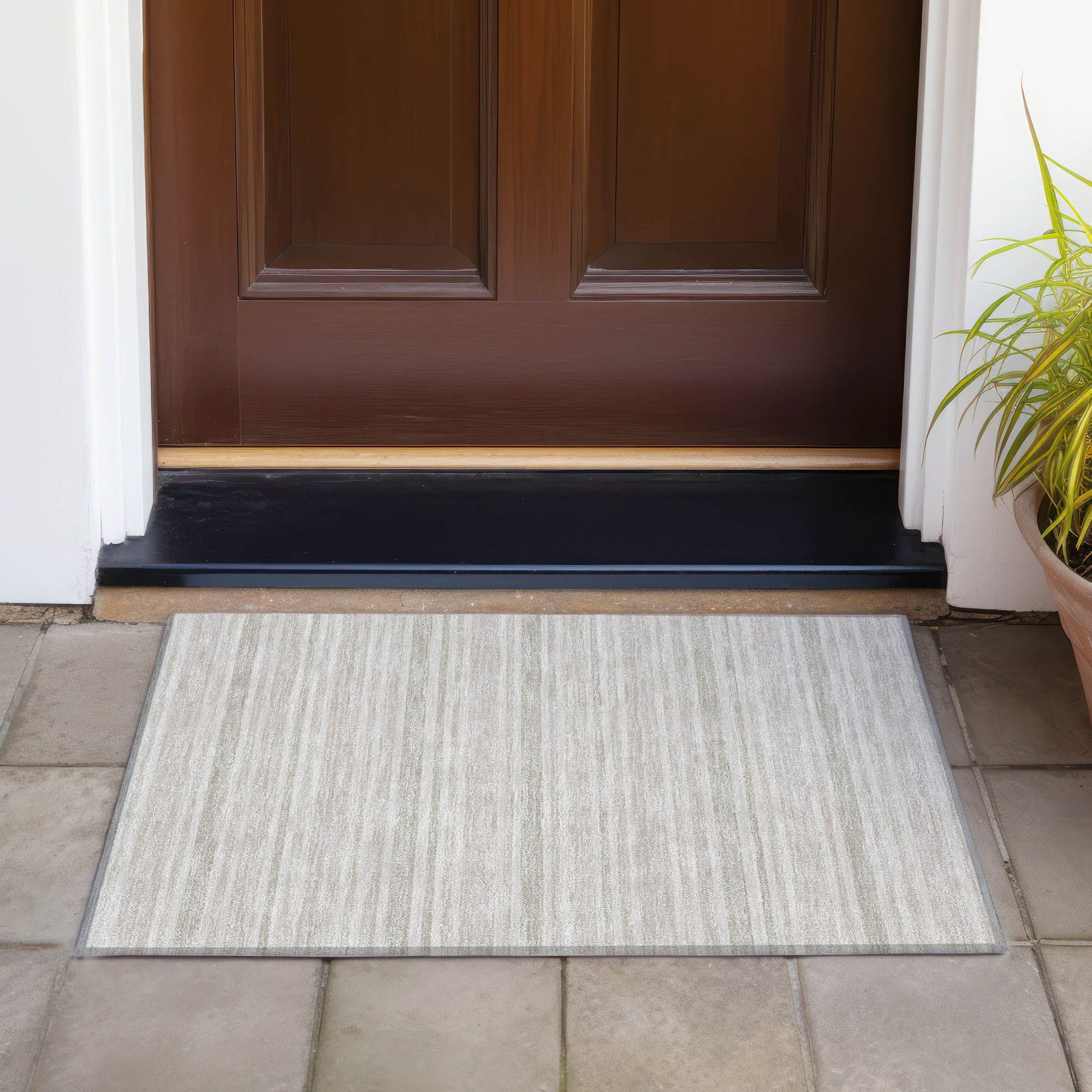 Machine Made ACN531 Ivory Rugs