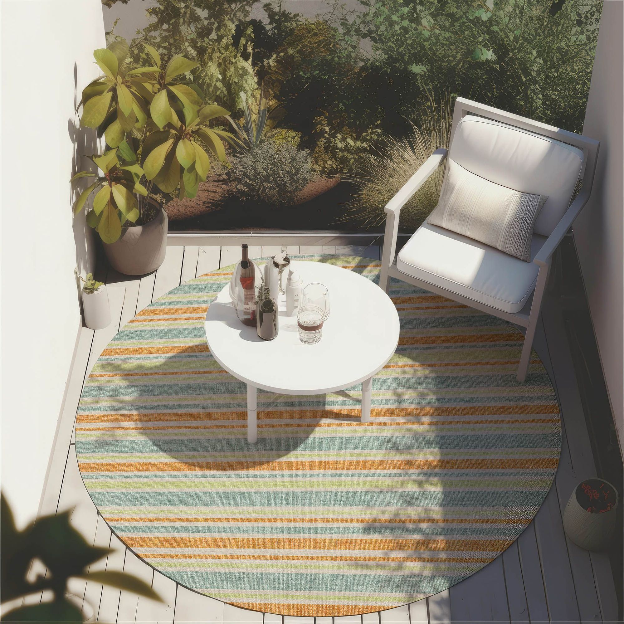Machine Made ACN531 Orange Rugs
