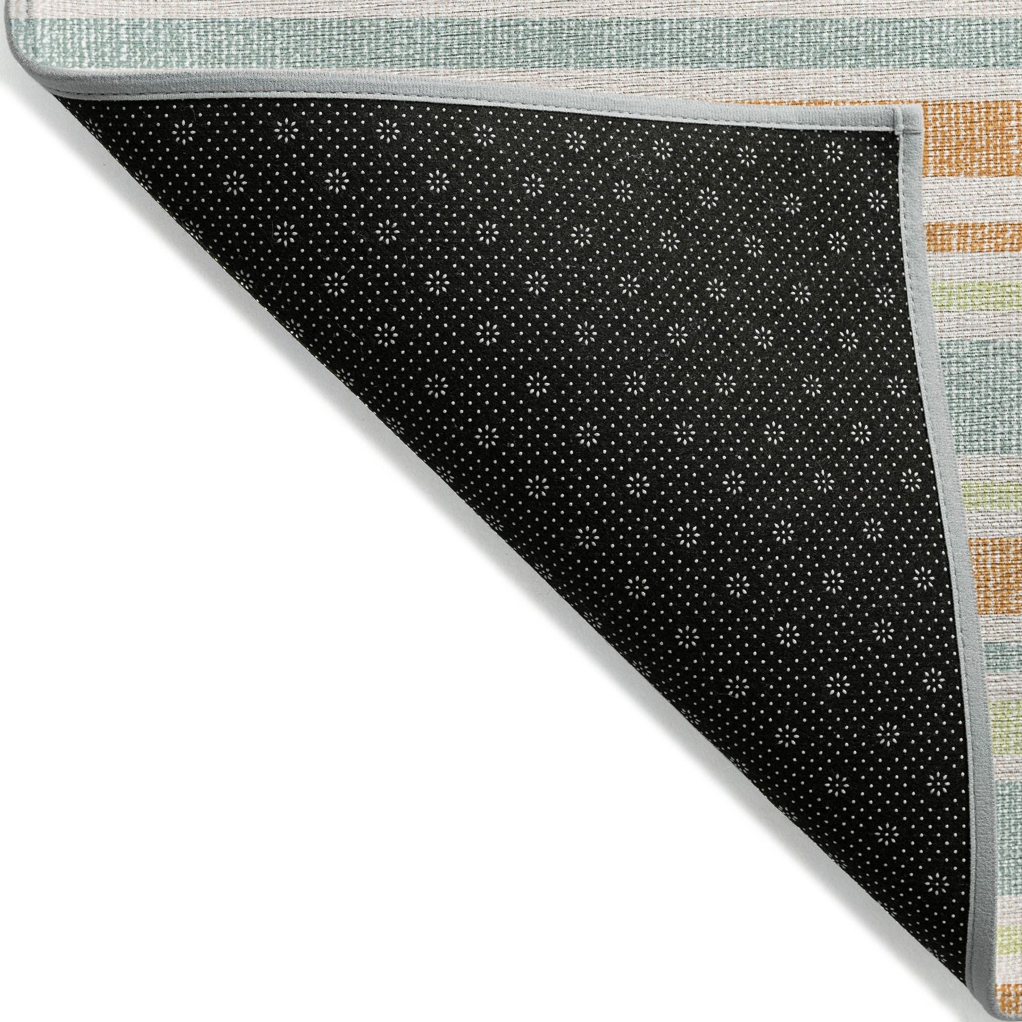 Machine Made ACN531 Orange Rugs