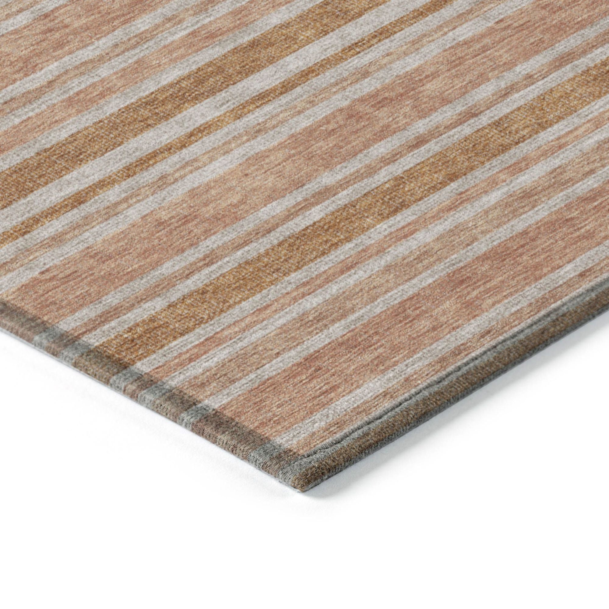 Machine Made ACN531 Paprika Orange Rugs