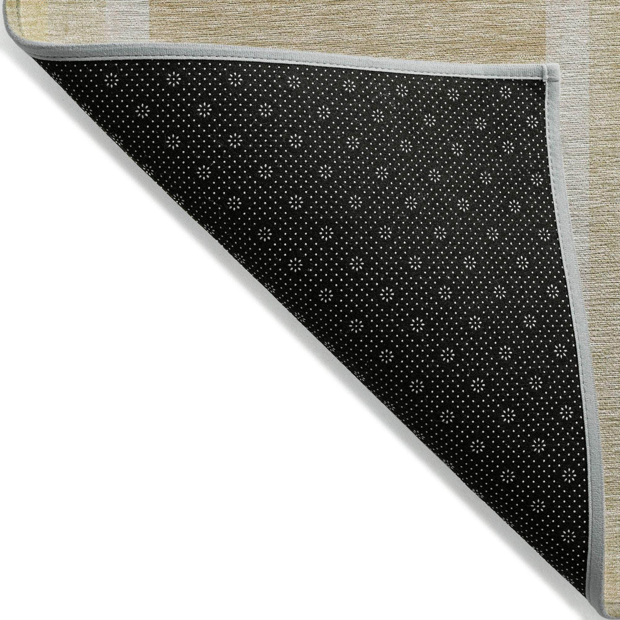 Machine Made ACN532 Beige Brown Rugs