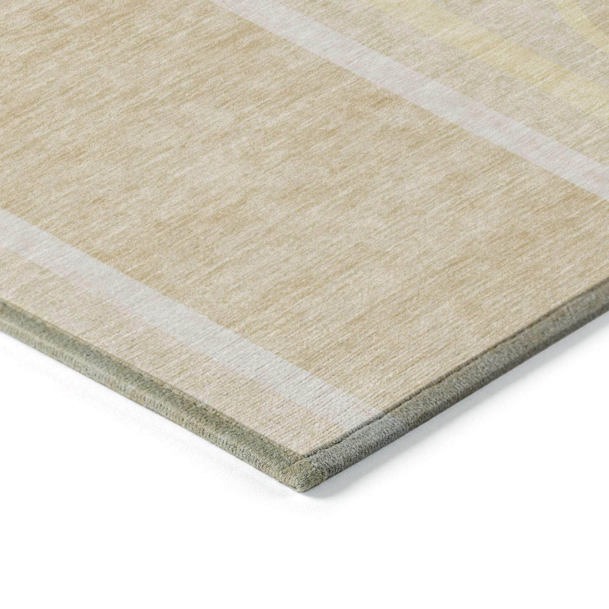 Machine Made ACN532 Beige Brown Rugs
