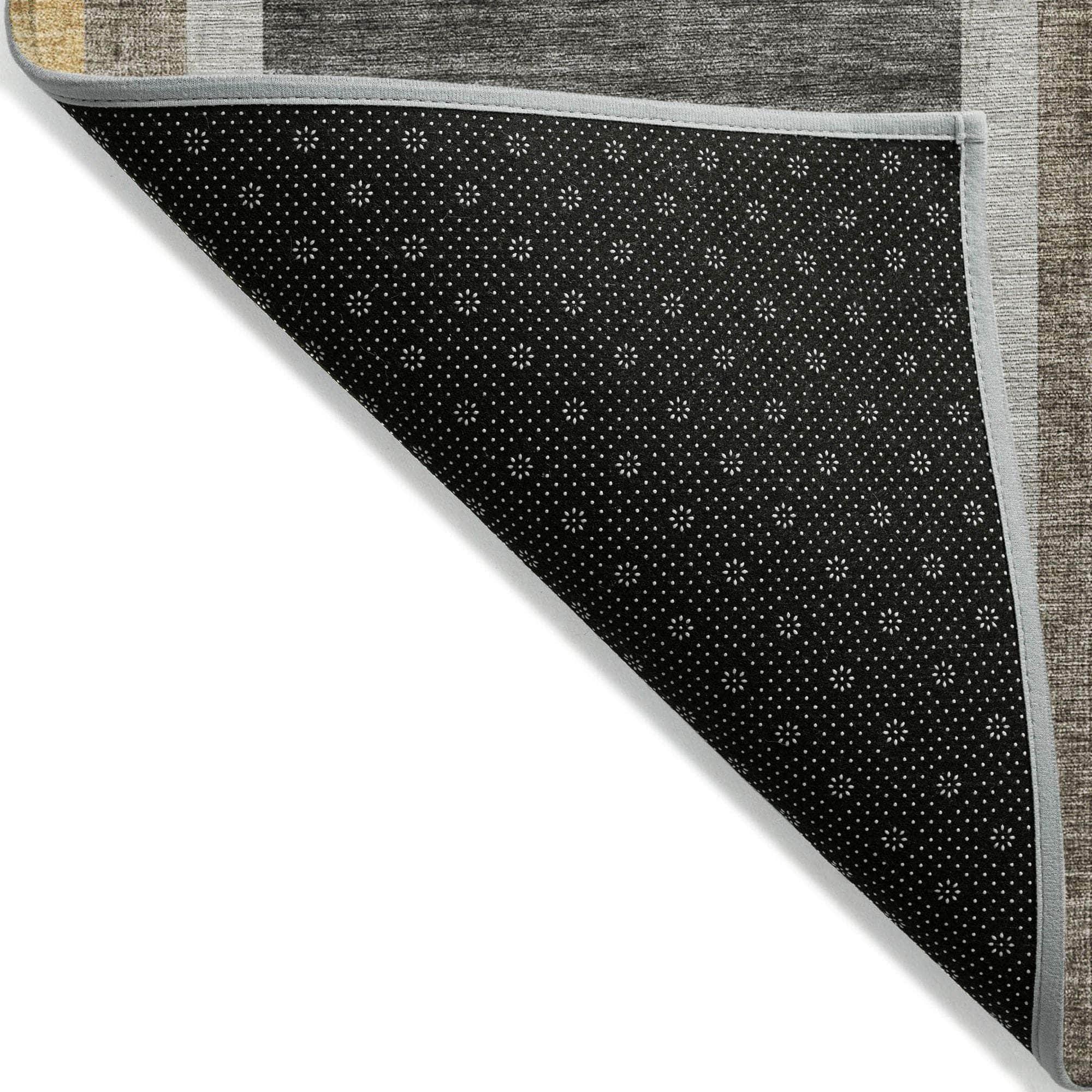 Machine Made ACN532 Taupe Brown Rugs