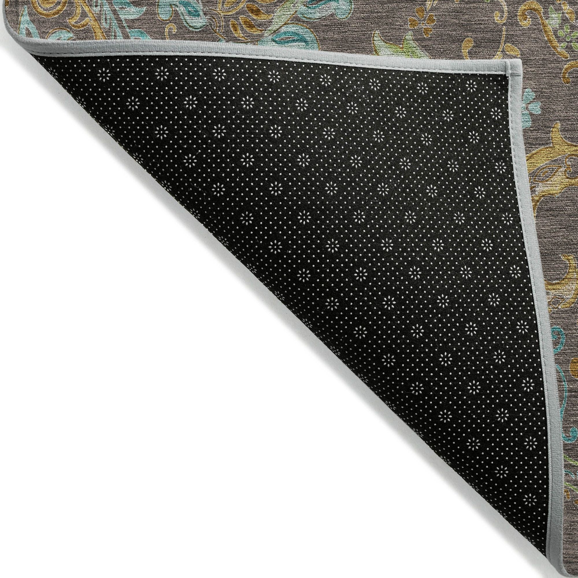 Machine Made ACN533 Chocolate Brown Rugs
