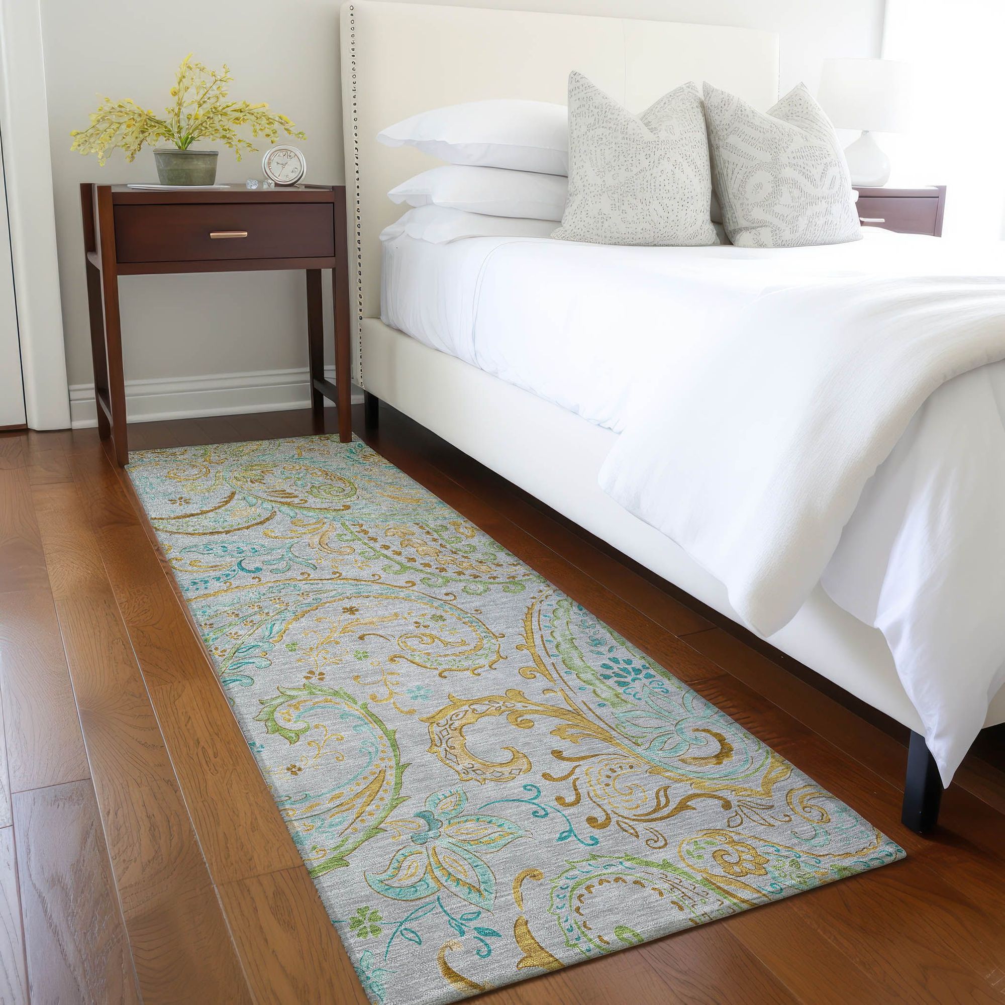 Machine Made ACN533 Gray Rugs