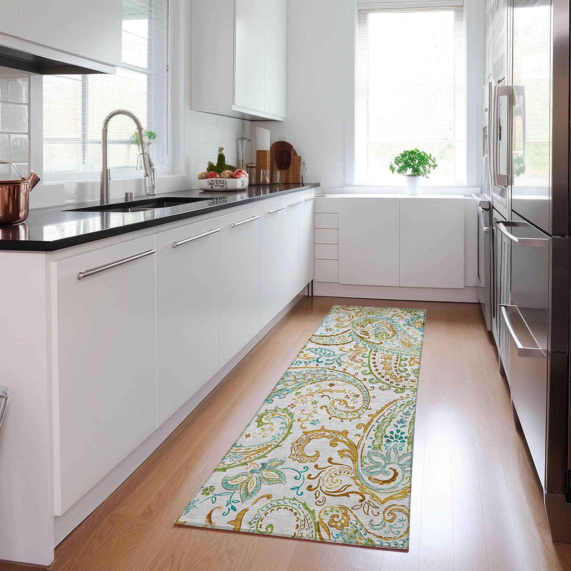 Machine Made ACN533 Ivory Rugs