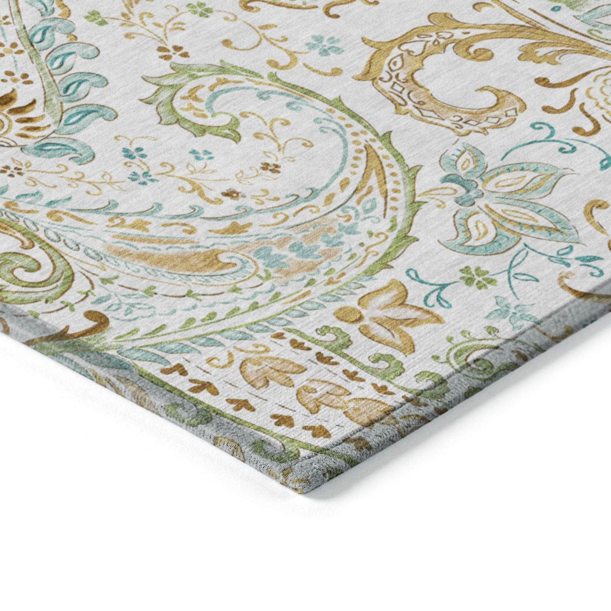 Machine Made ACN533 Ivory Rugs