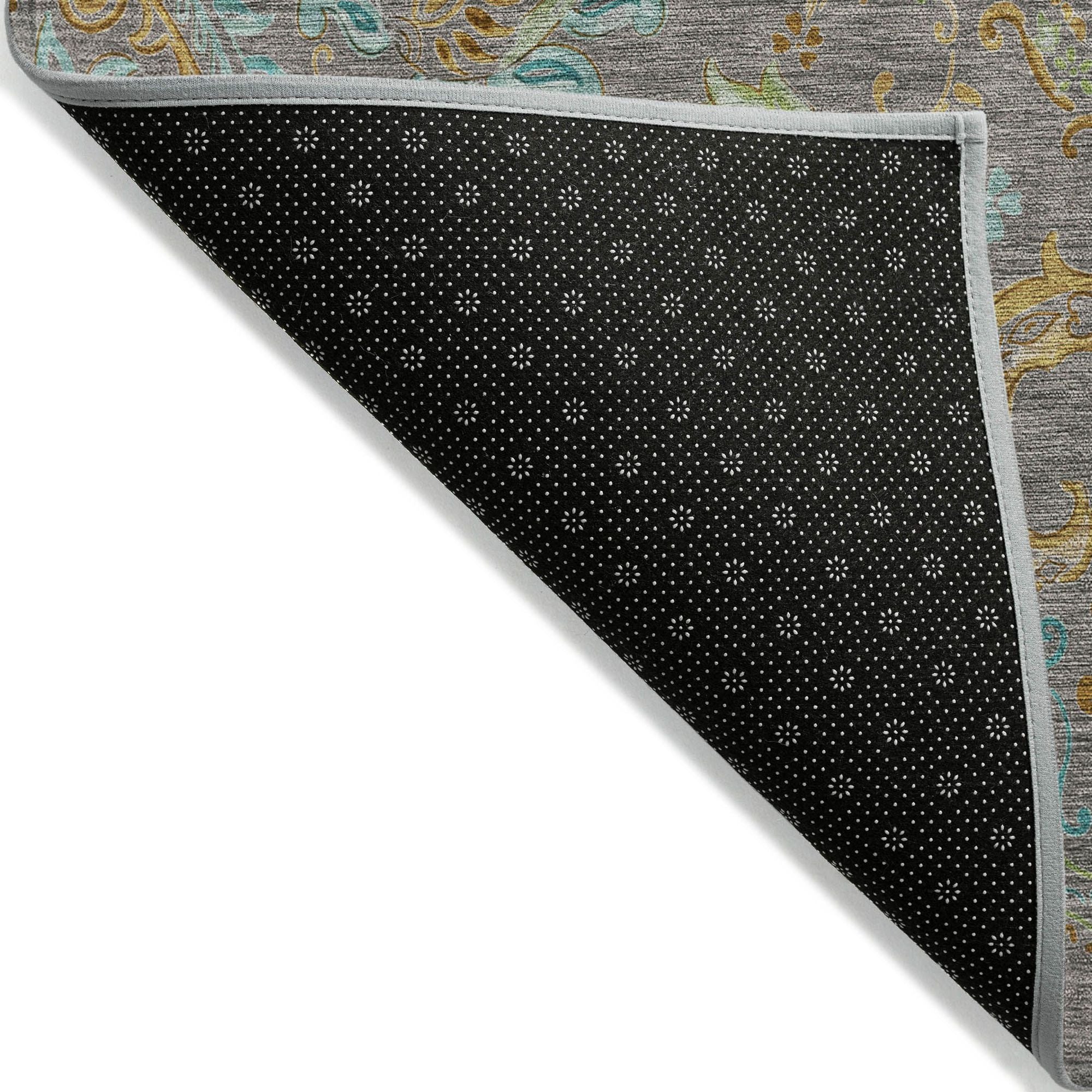 Machine Made ACN533 Taupe Brown Rugs