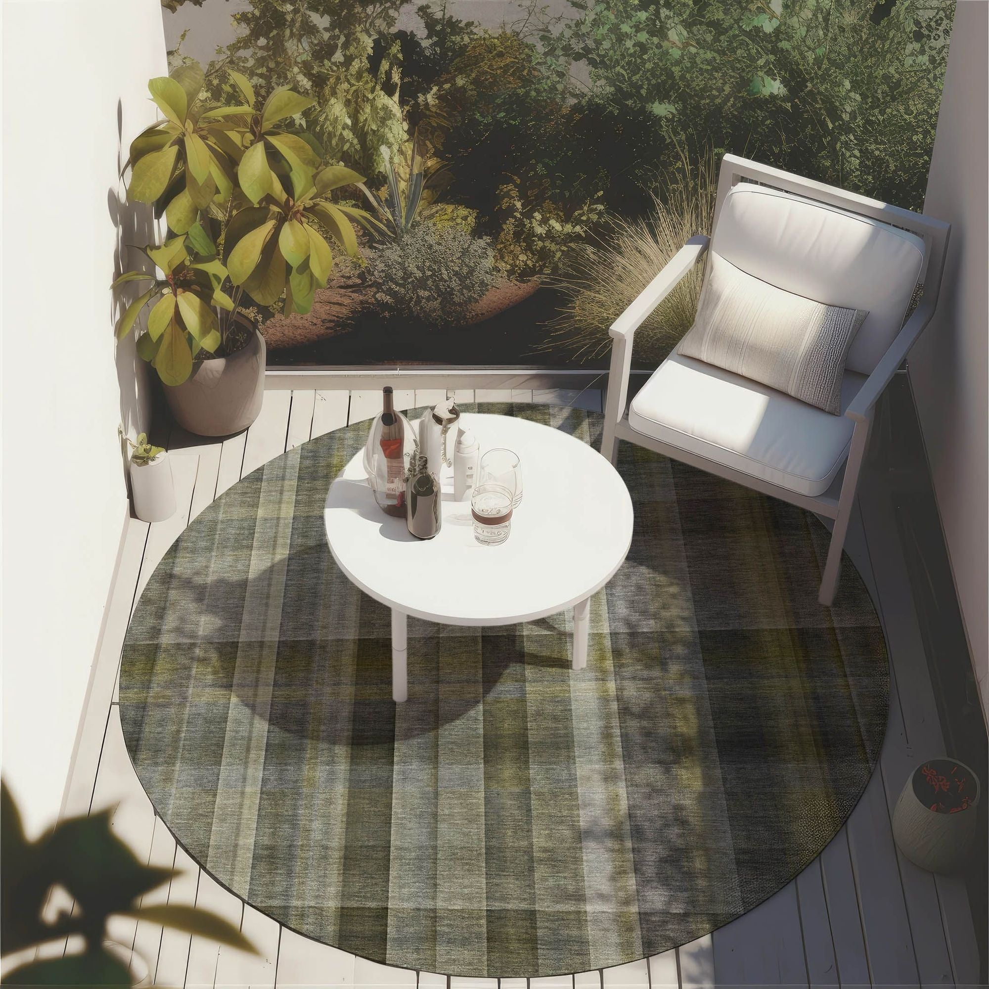Machine Made ACN534 Gray Rugs