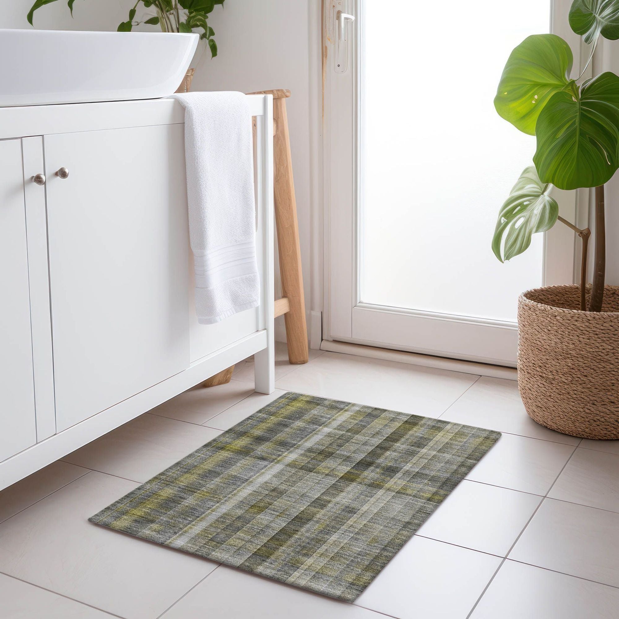 Machine Made ACN534 Gray Rugs