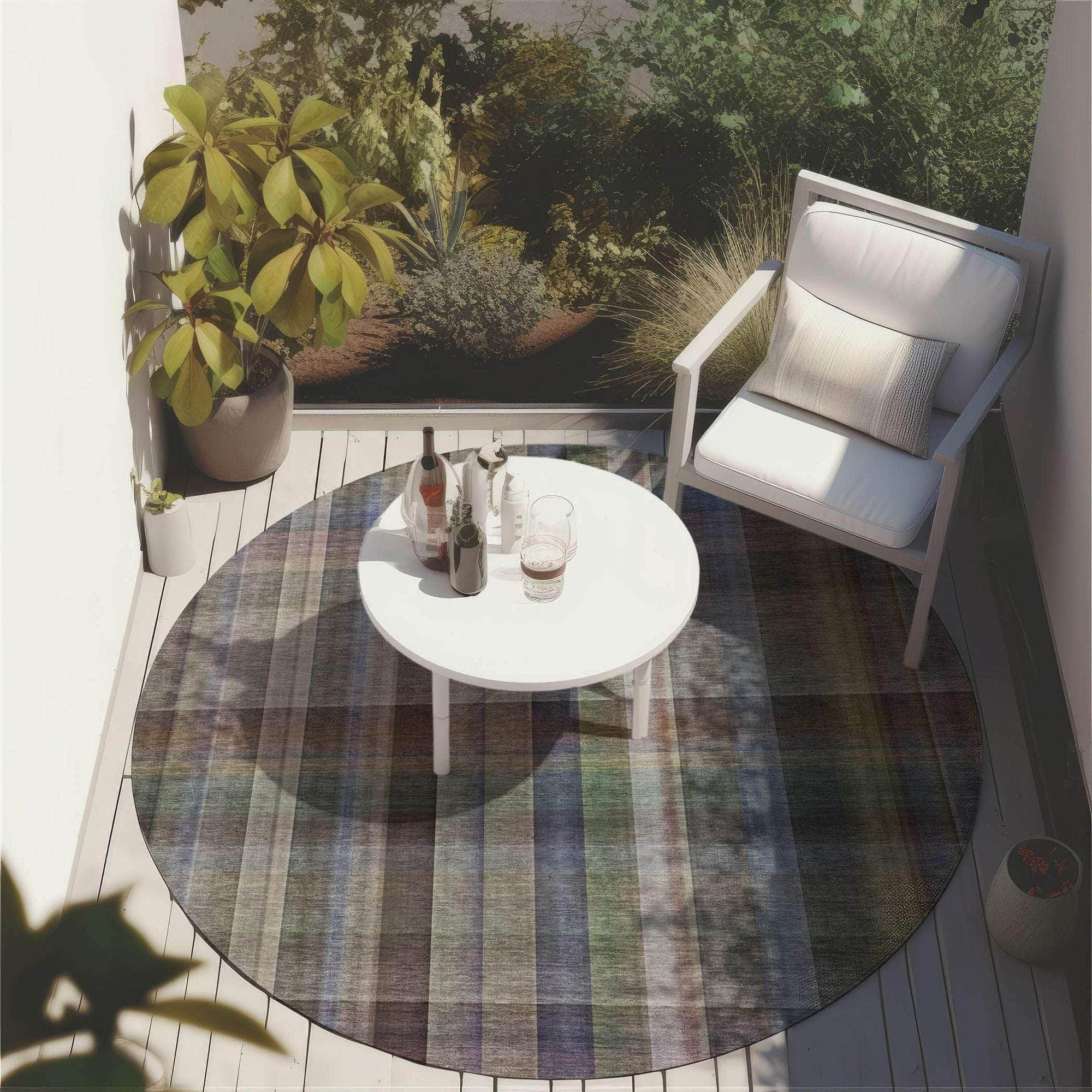 Machine Made ACN534 Pewter Gray Rugs