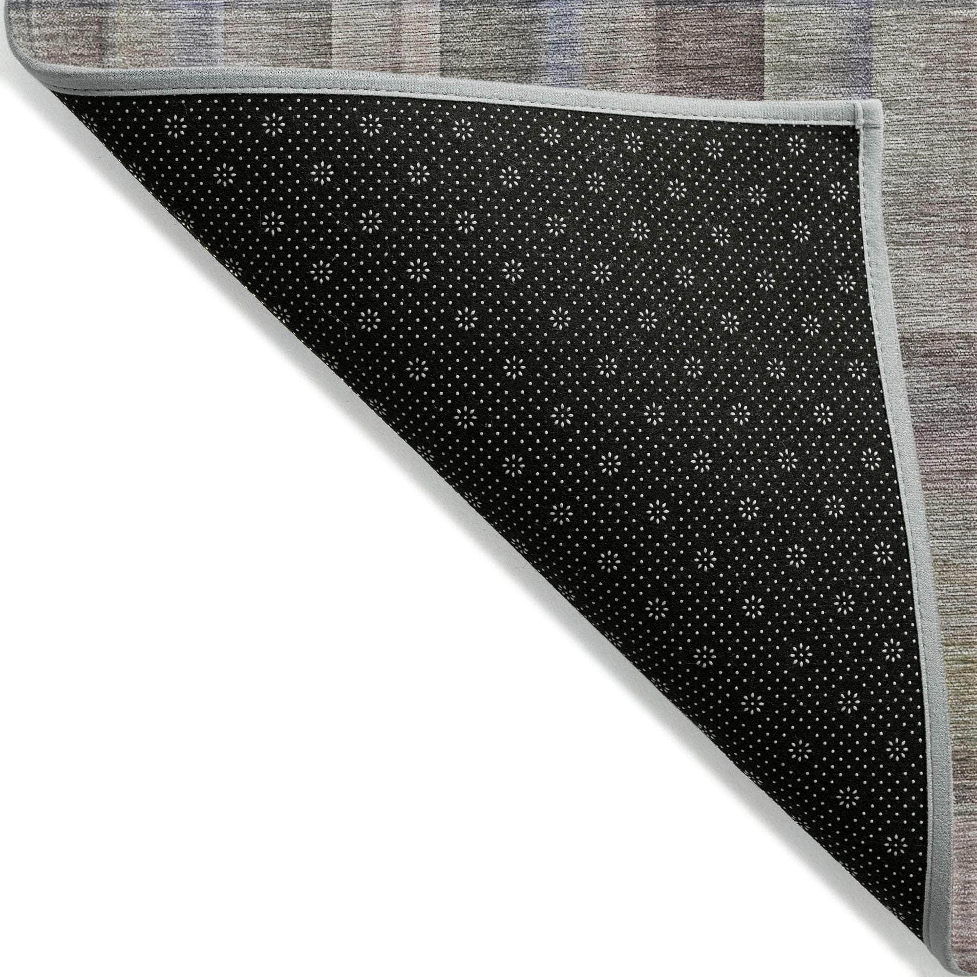 Machine Made ACN534 Pewter Gray Rugs