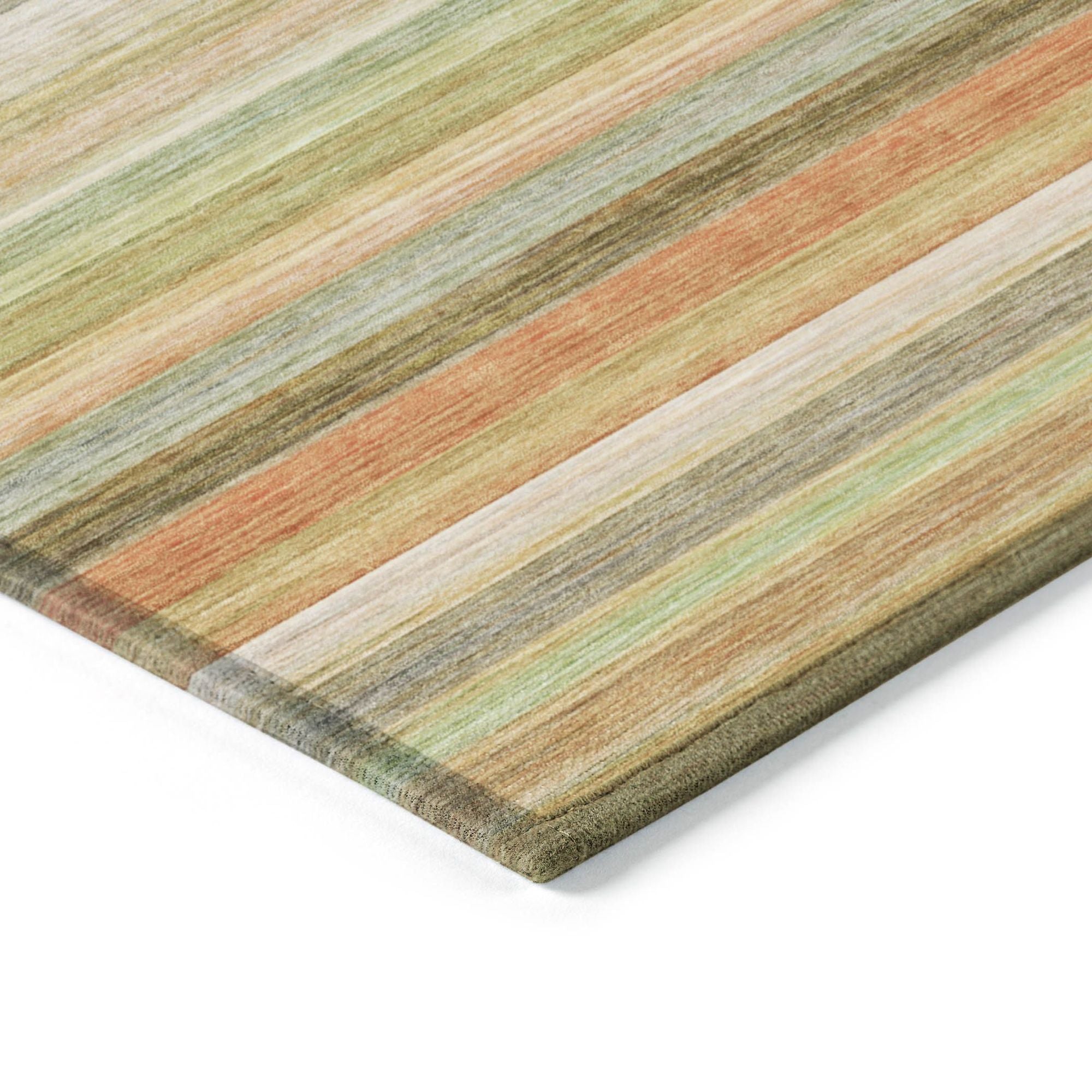 Machine Made ACN535 Aloe Green Rugs