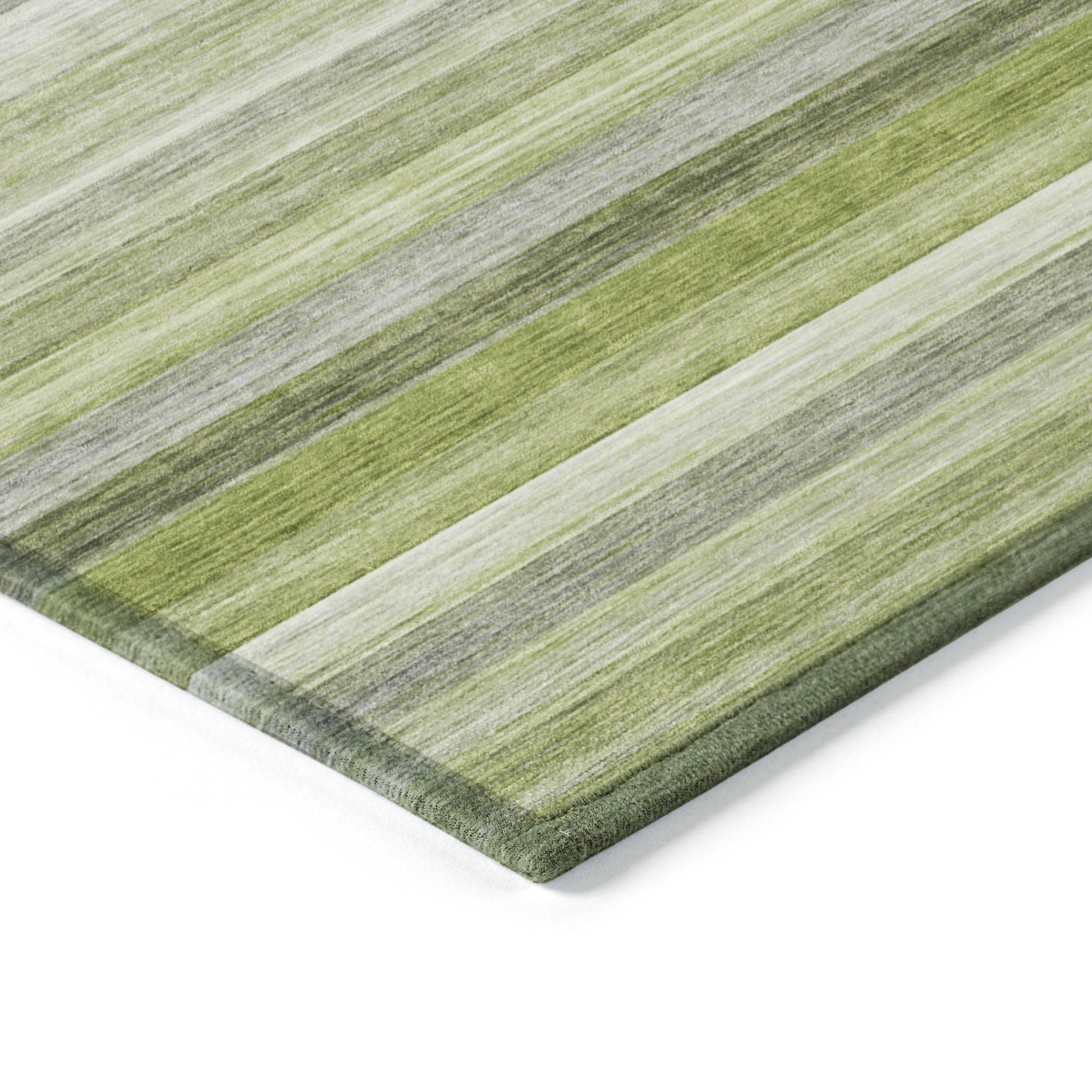 Machine Made ACN535 Fern Green Rugs