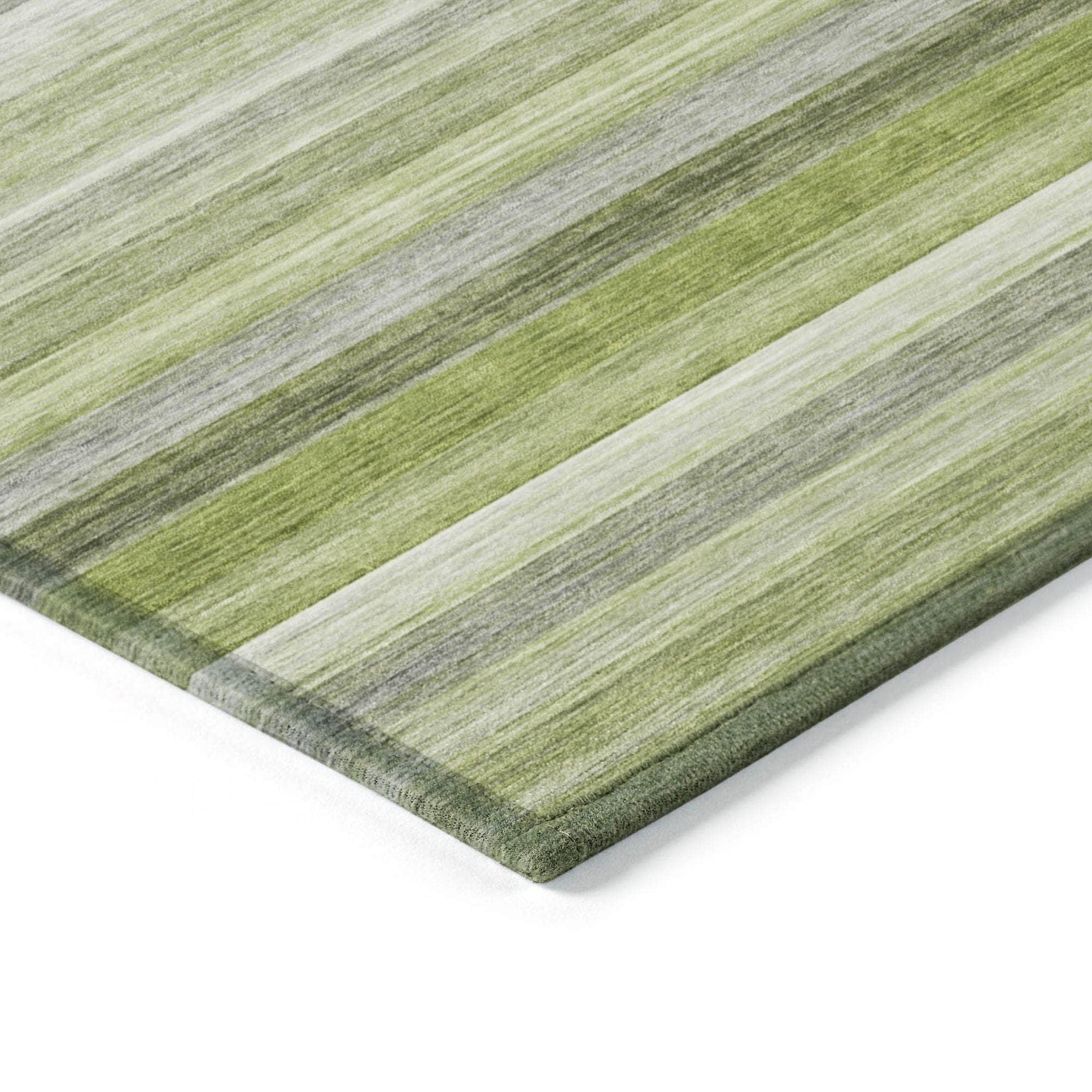 Machine Made ACN535 Fern Green Rugs