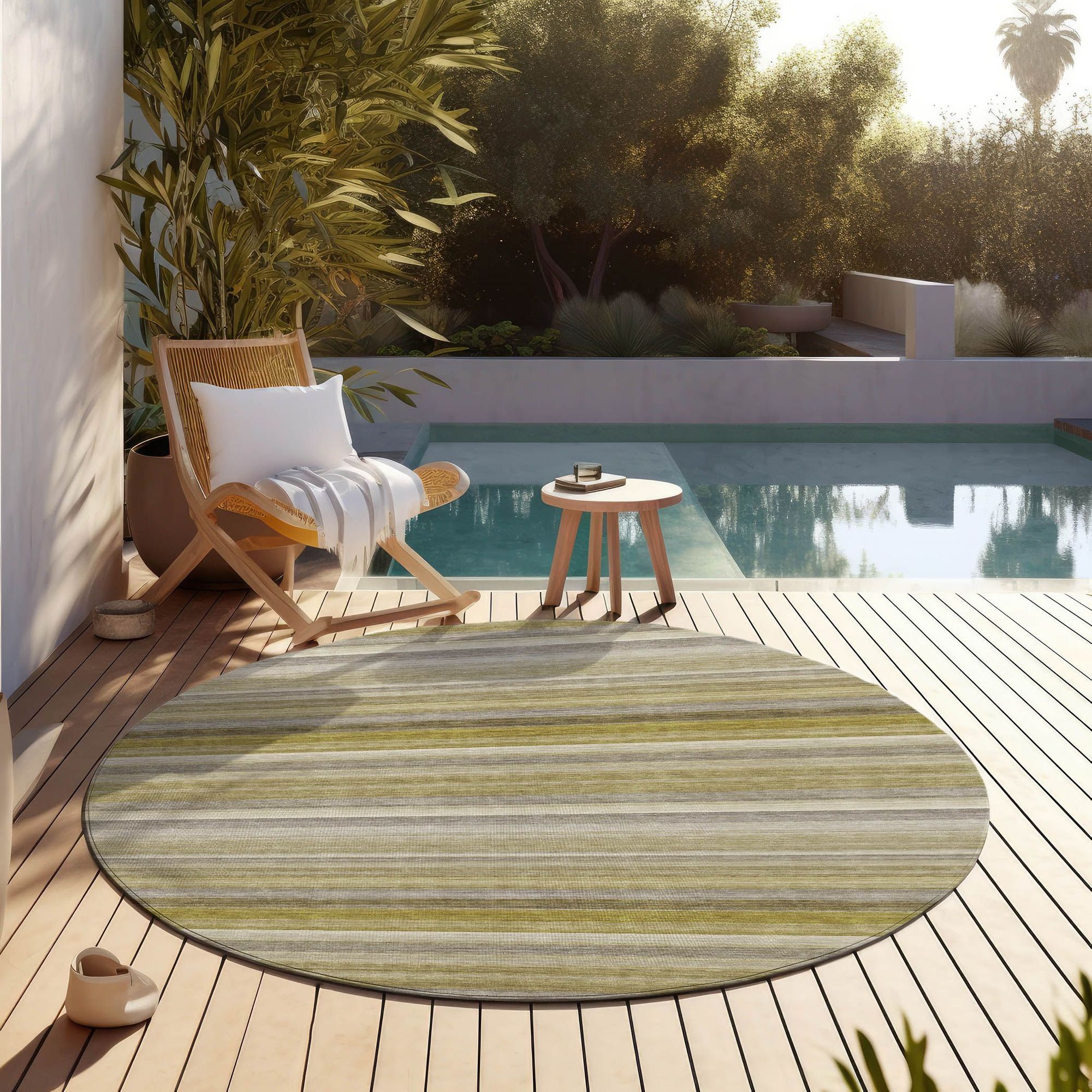 Machine Made ACN535 Wheat Gold Rugs