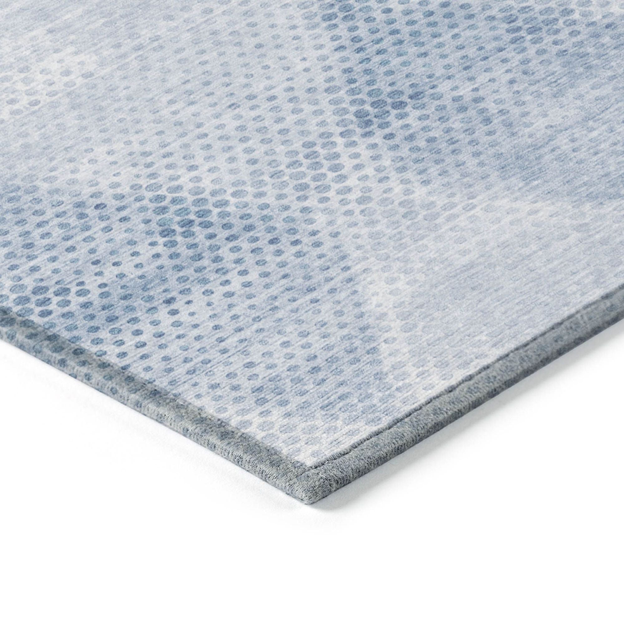 Machine Made ACN539 Blue Rugs