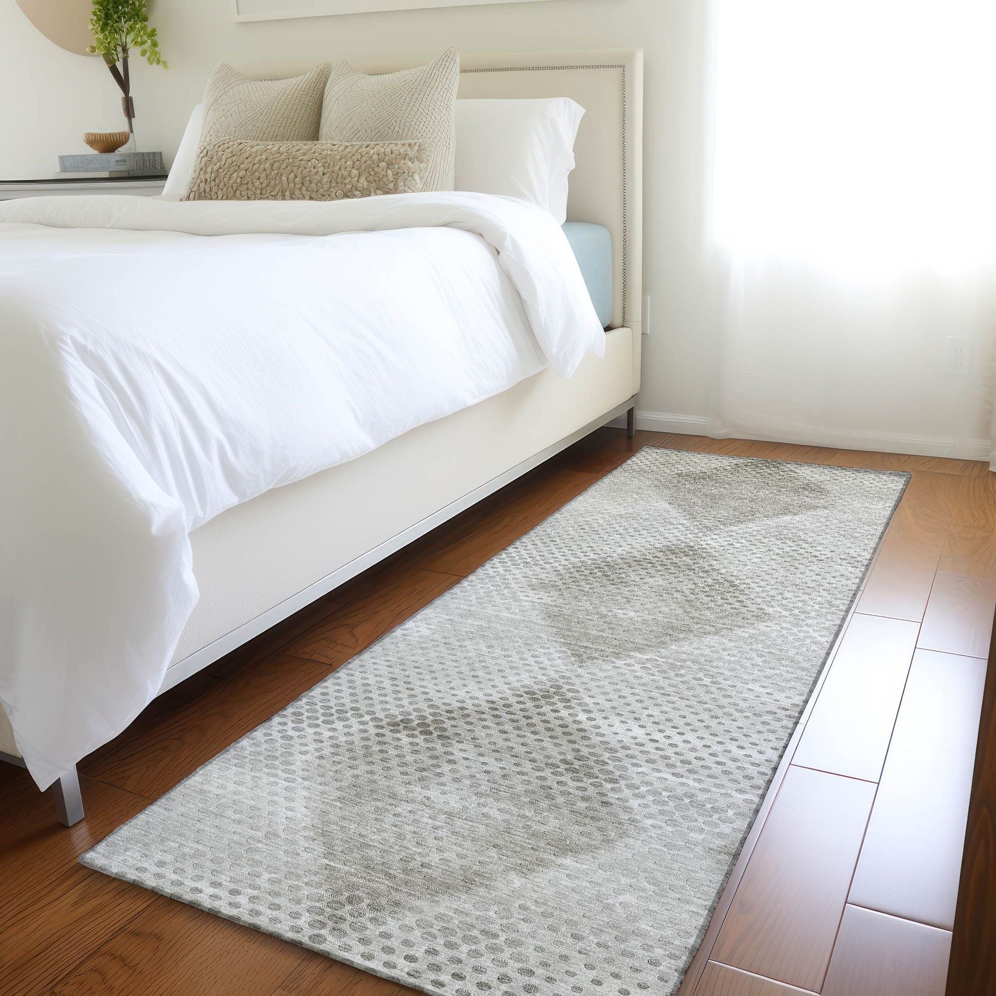 Machine Made ACN539 Gray Rugs