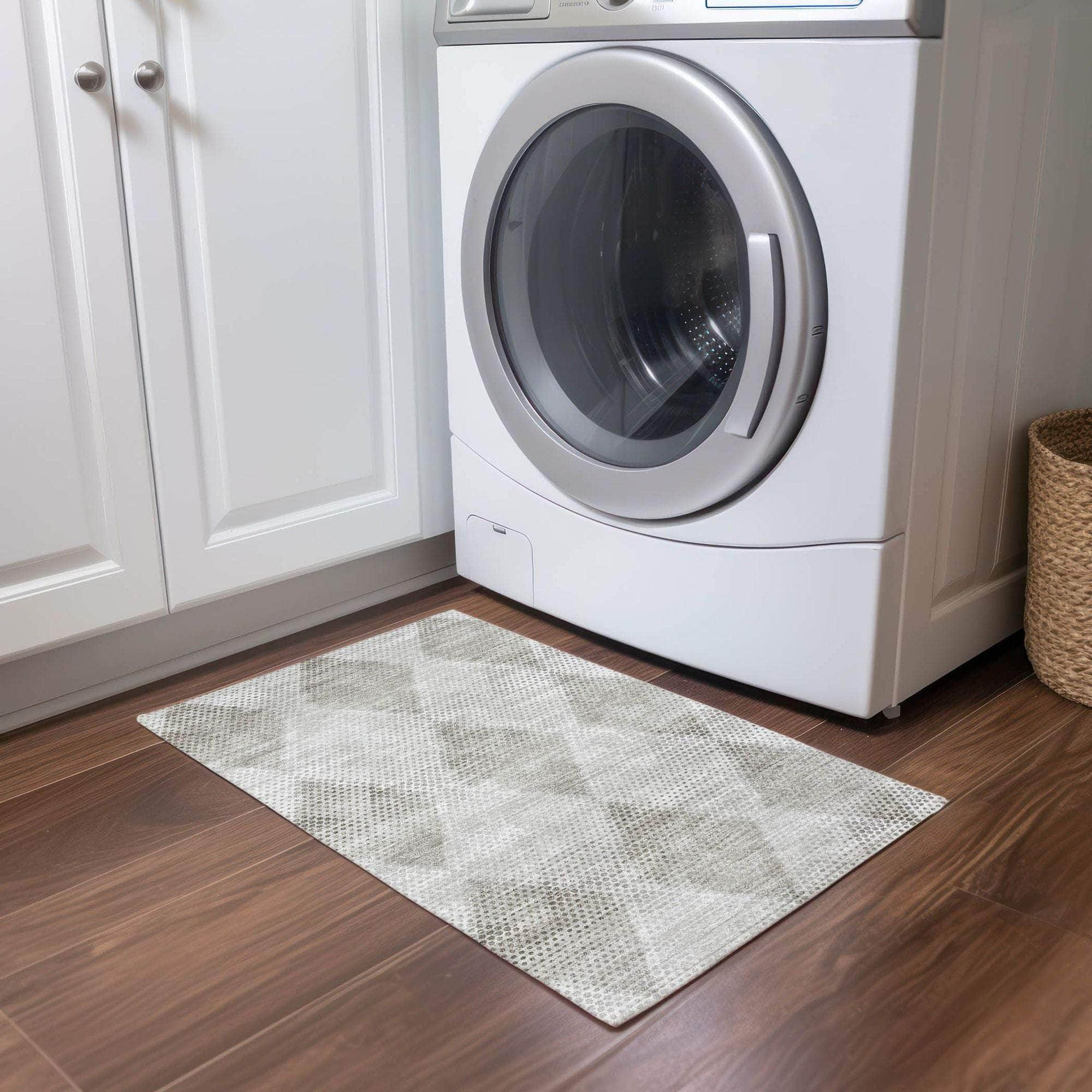 Machine Made ACN539 Gray Rugs