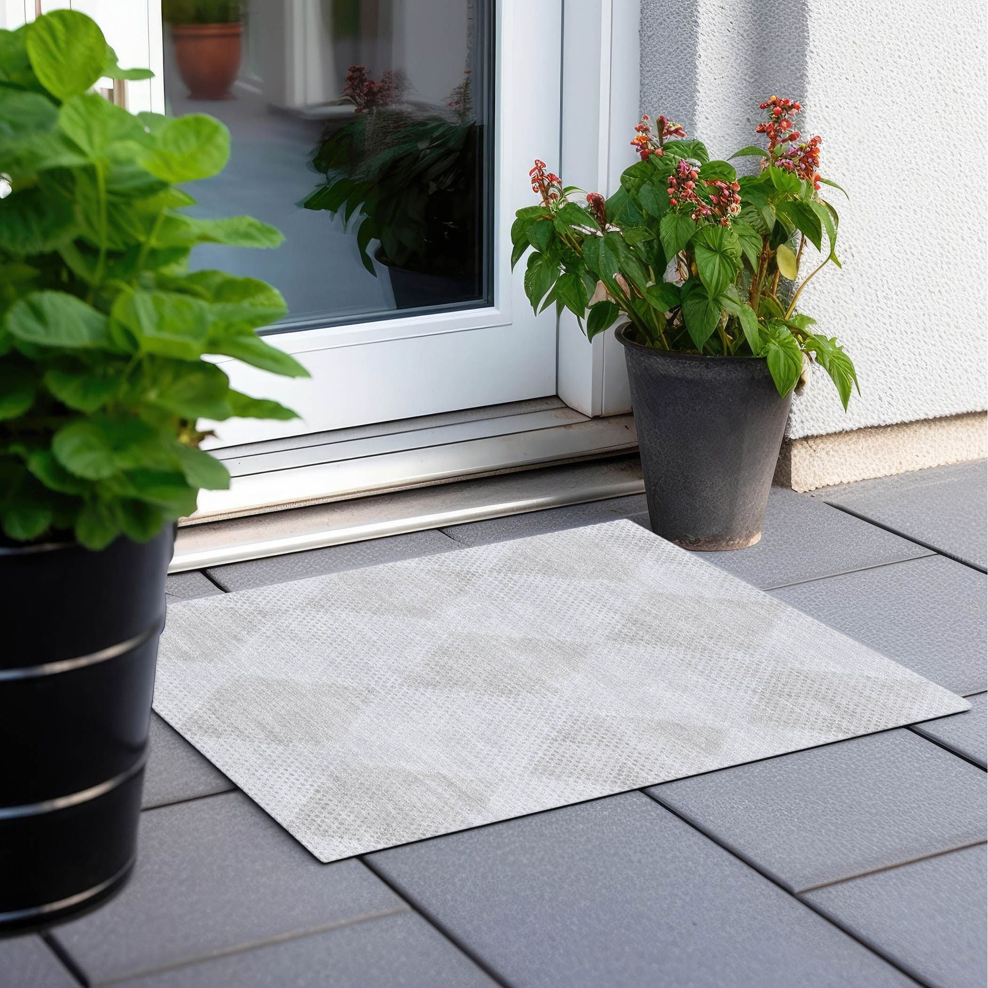 Machine Made ACN539 Ivory Rugs